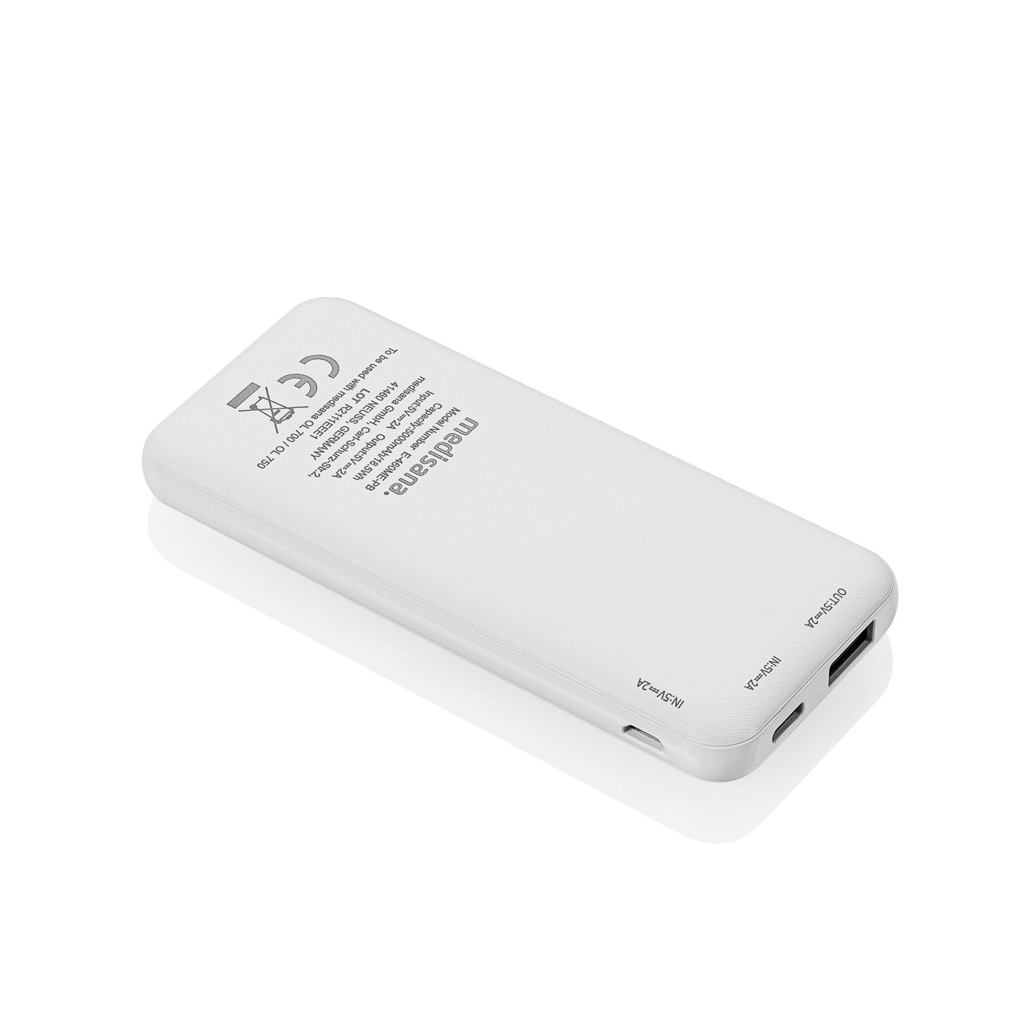 Powerbank mit Micro- und USB-C Anschluss