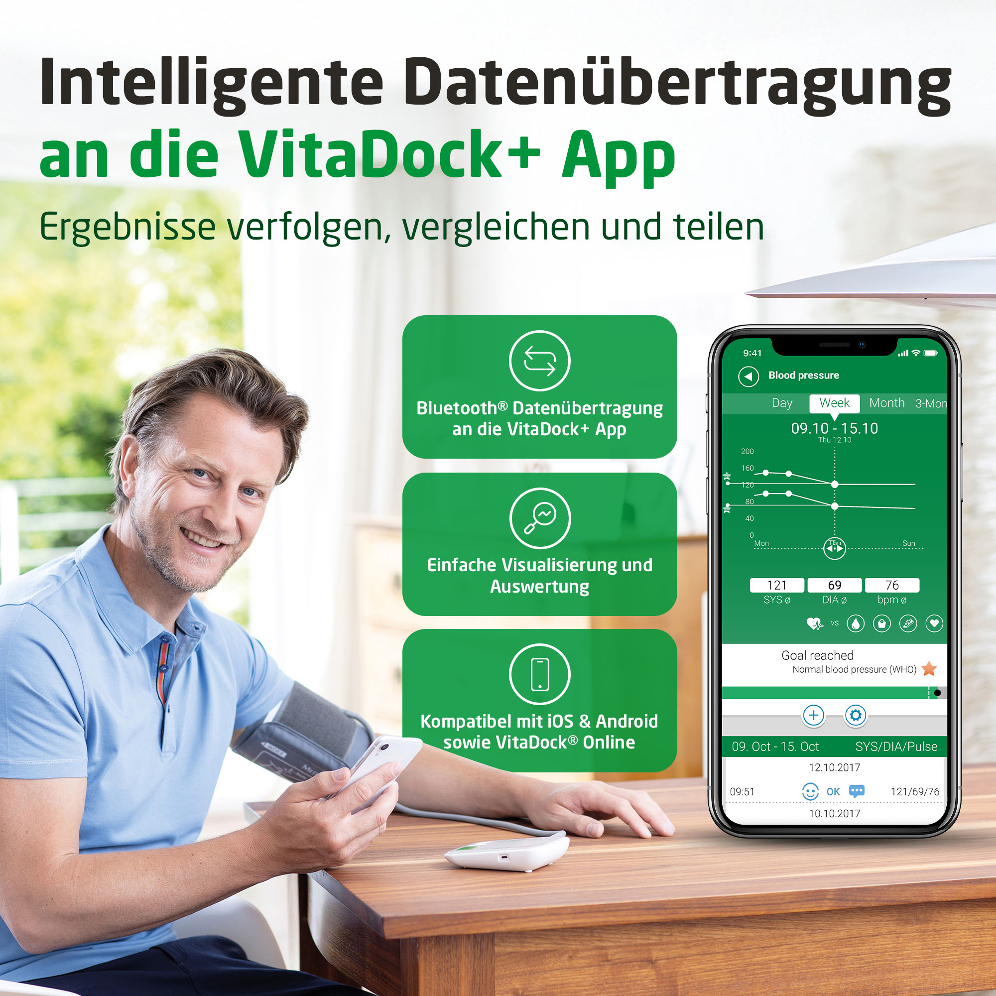 BU 572 connect | Oberarm-Blutdruckmessgerät