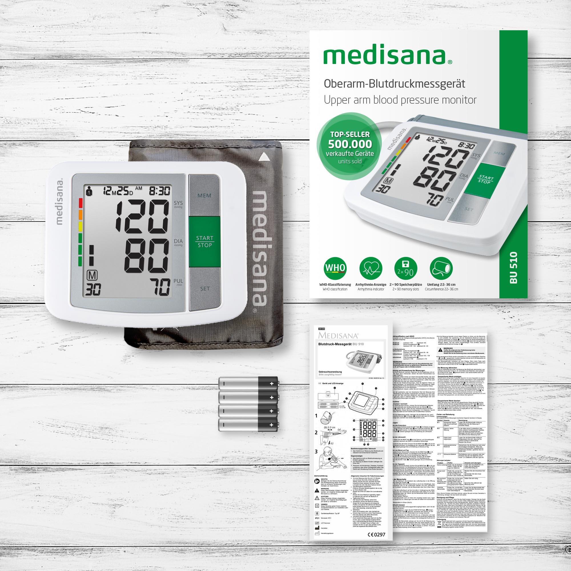 BU 510 | Upper-arm blood pressure monitor