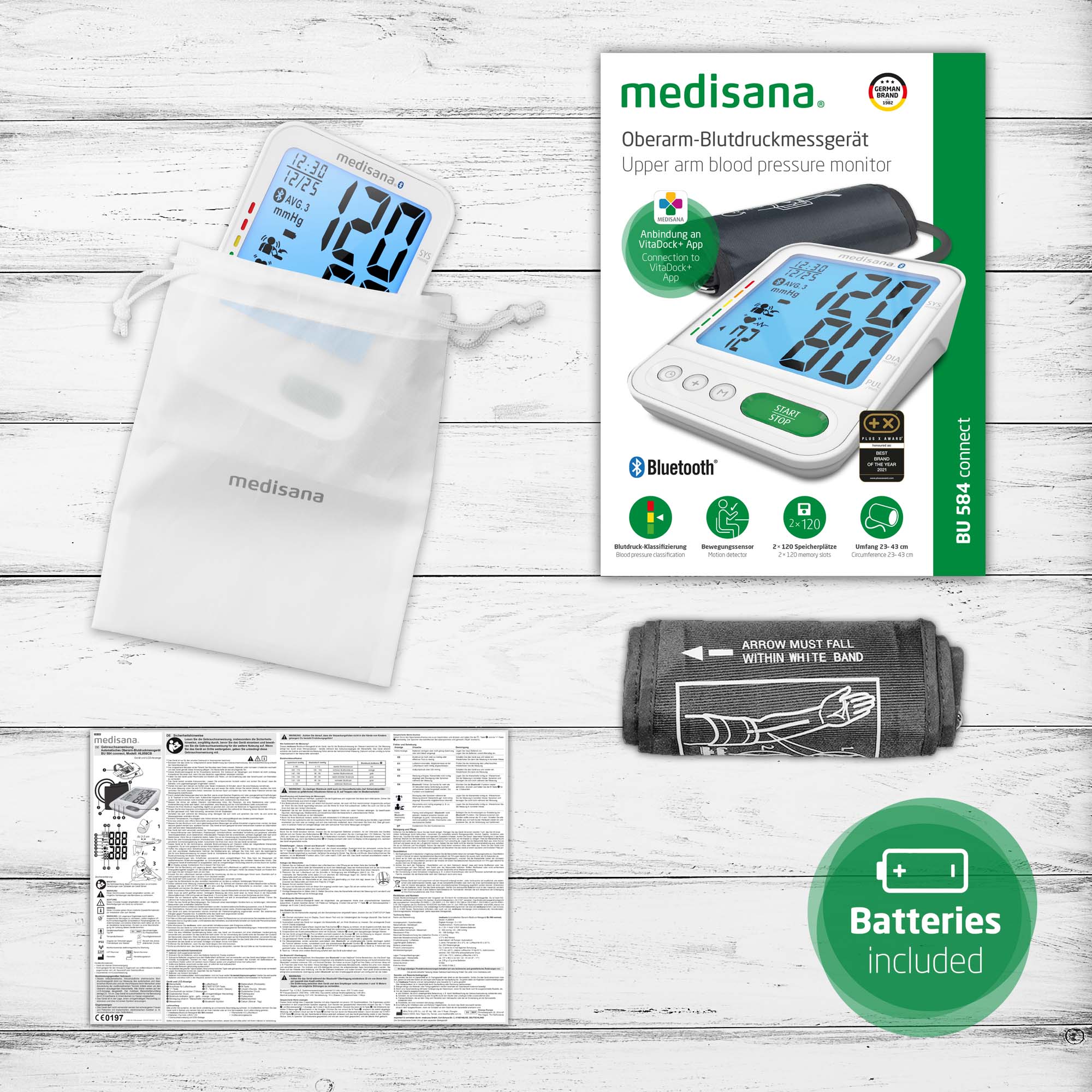 BU 584 connect | Upper-arm blood pressure monitor