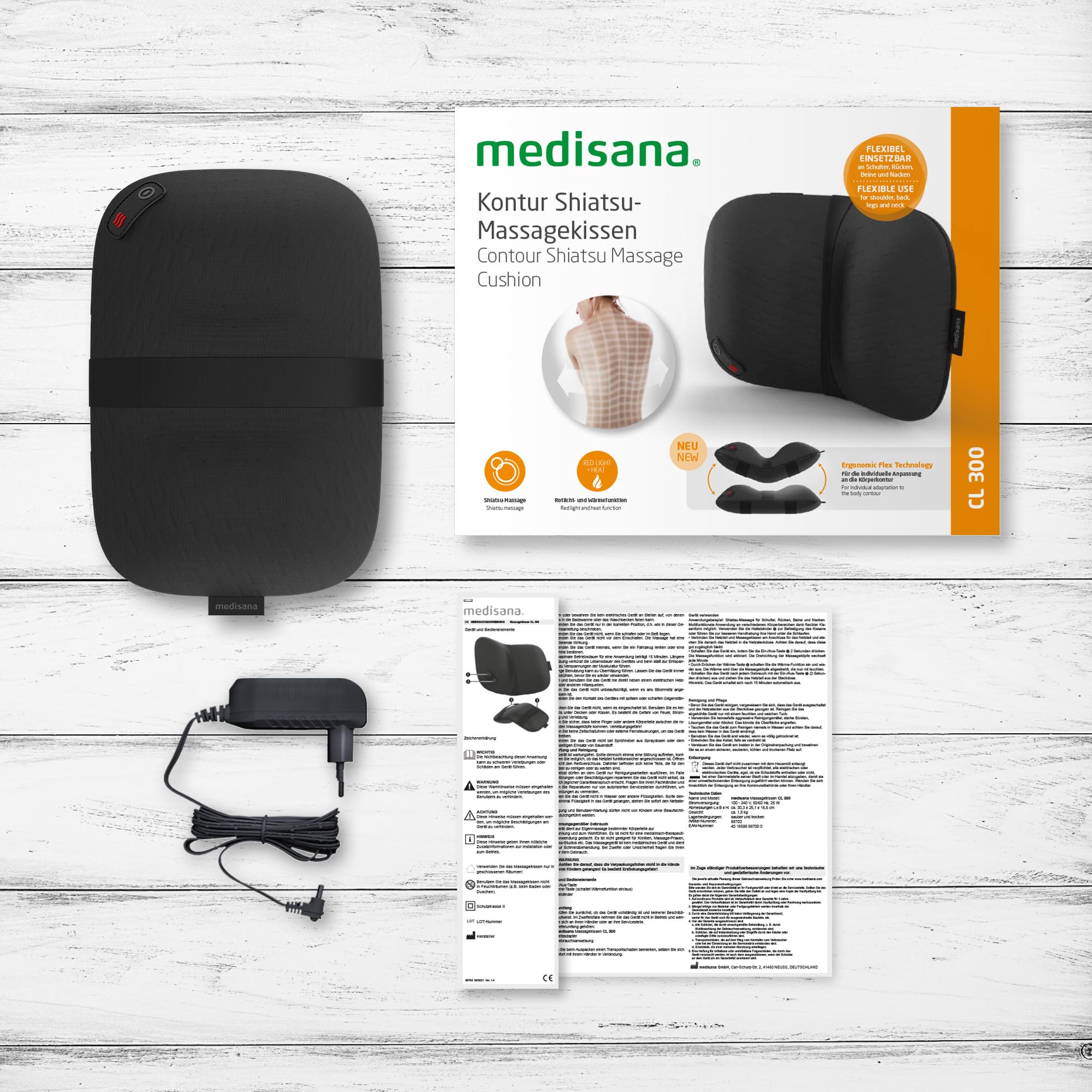 CL 300 | Contour Shiatsu Massage Pillow