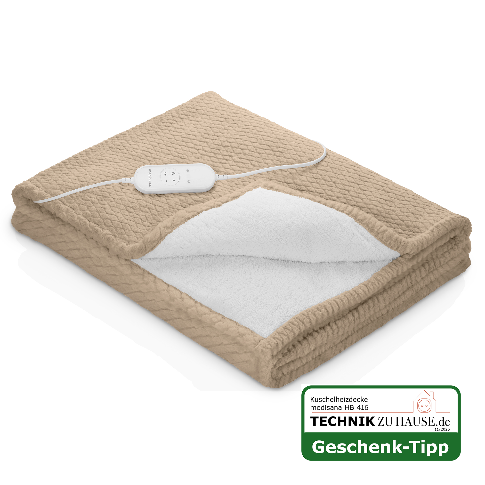 HB 419 | Kuschelheizdecke | sandcreme