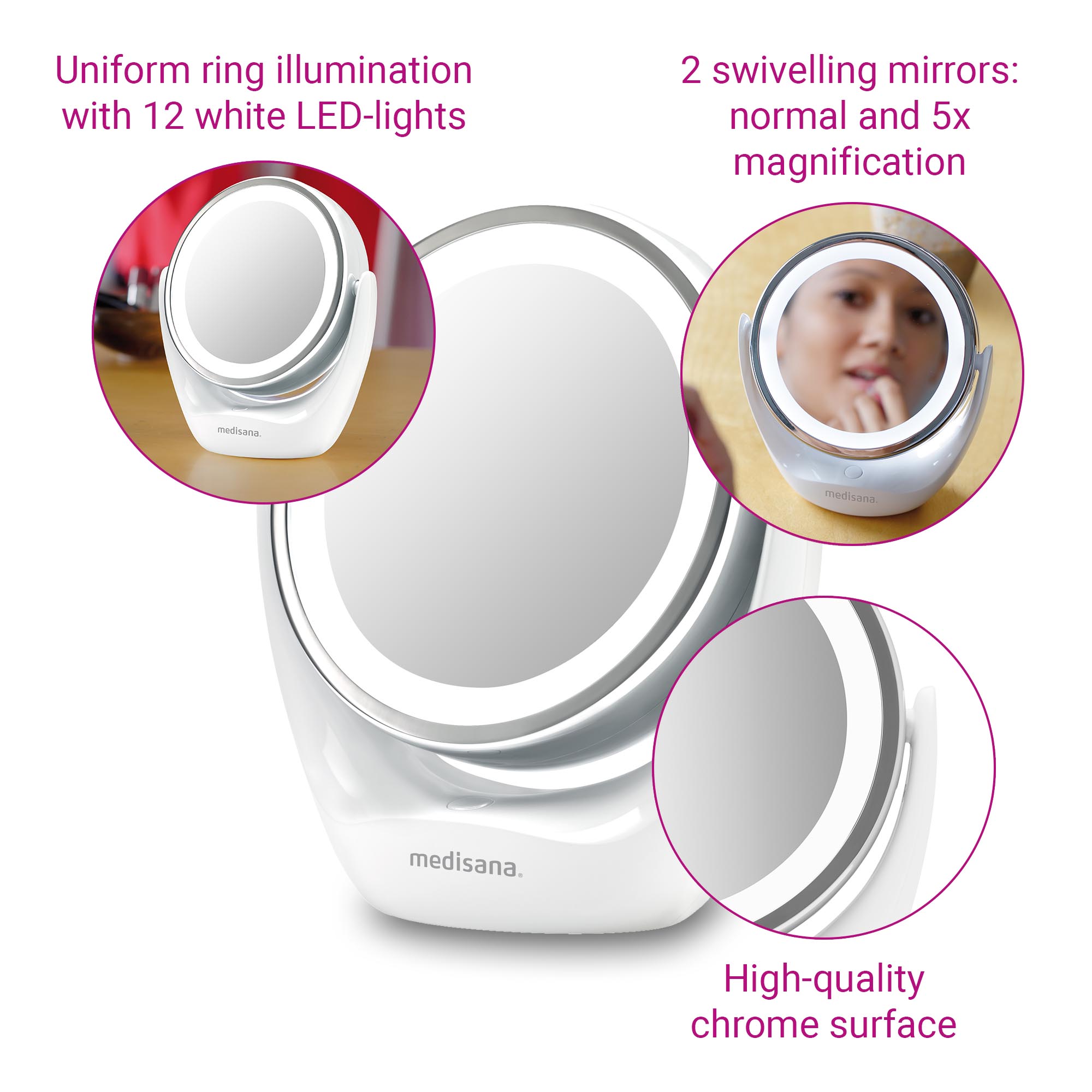 CM 835 | 2-in-1 Makeup Mirror