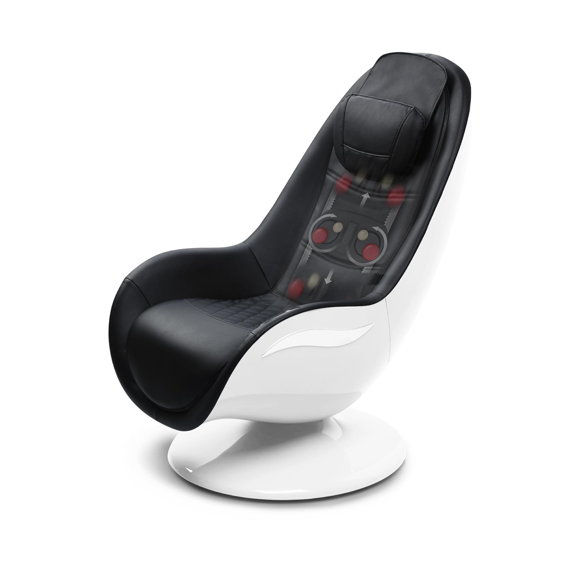 RS 660 | Lounge chair with massage function and ottoman