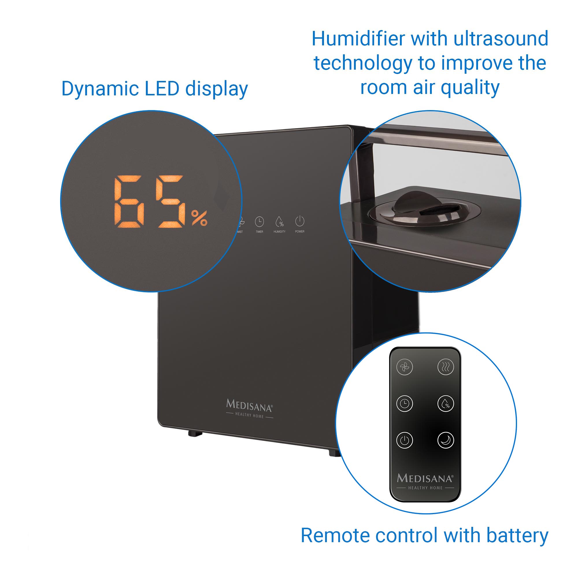 AH 675 | Humidifier with Hygrometer