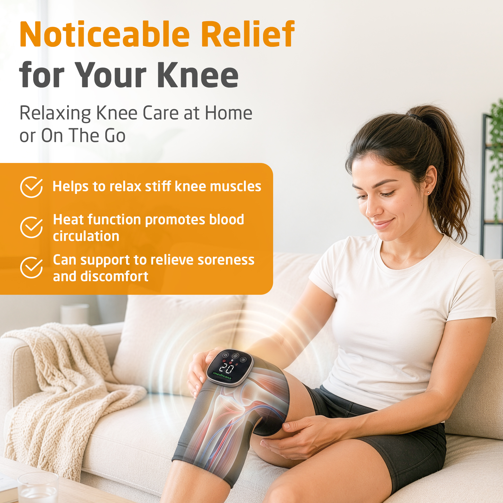 Cordless Vibrating Knee Massager | KM 100