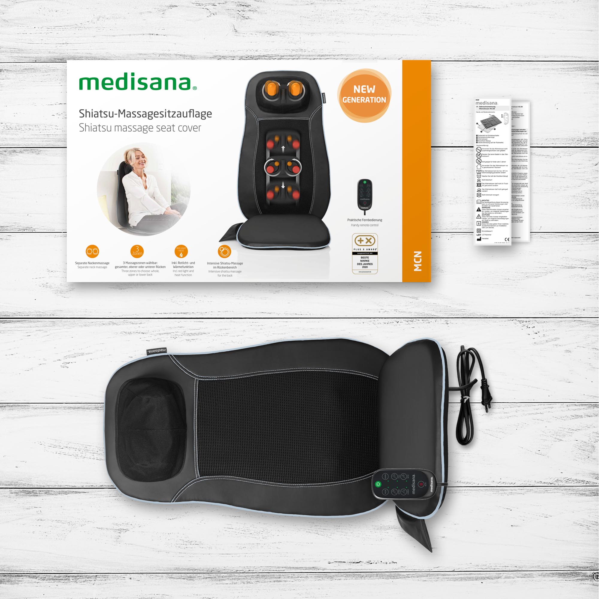 MCN | Shiatsu-Massagesitzauflage