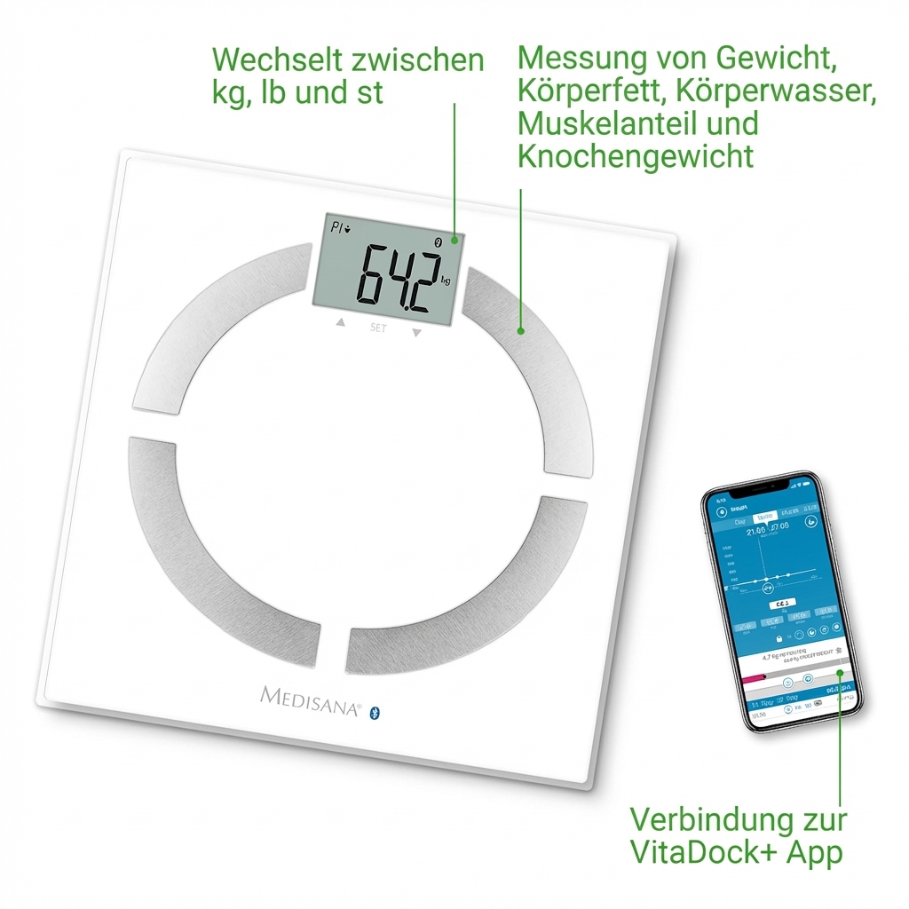 BS 444 connect |  Körperanalysewaage