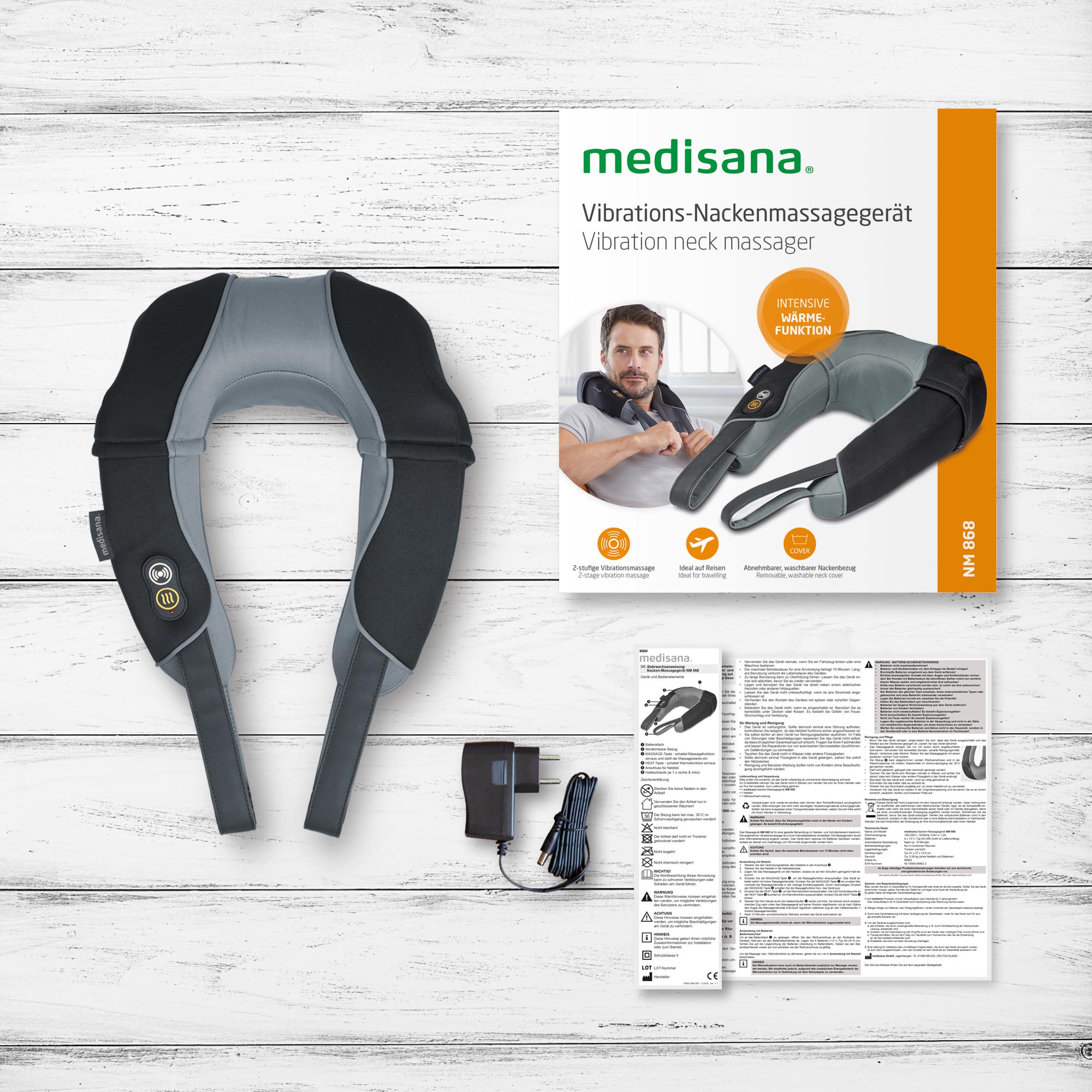 Vibrations-Nackenmassagegert | NM 868 | medisana Vibrations-Nackenmassagegert | NM 868 | medisana