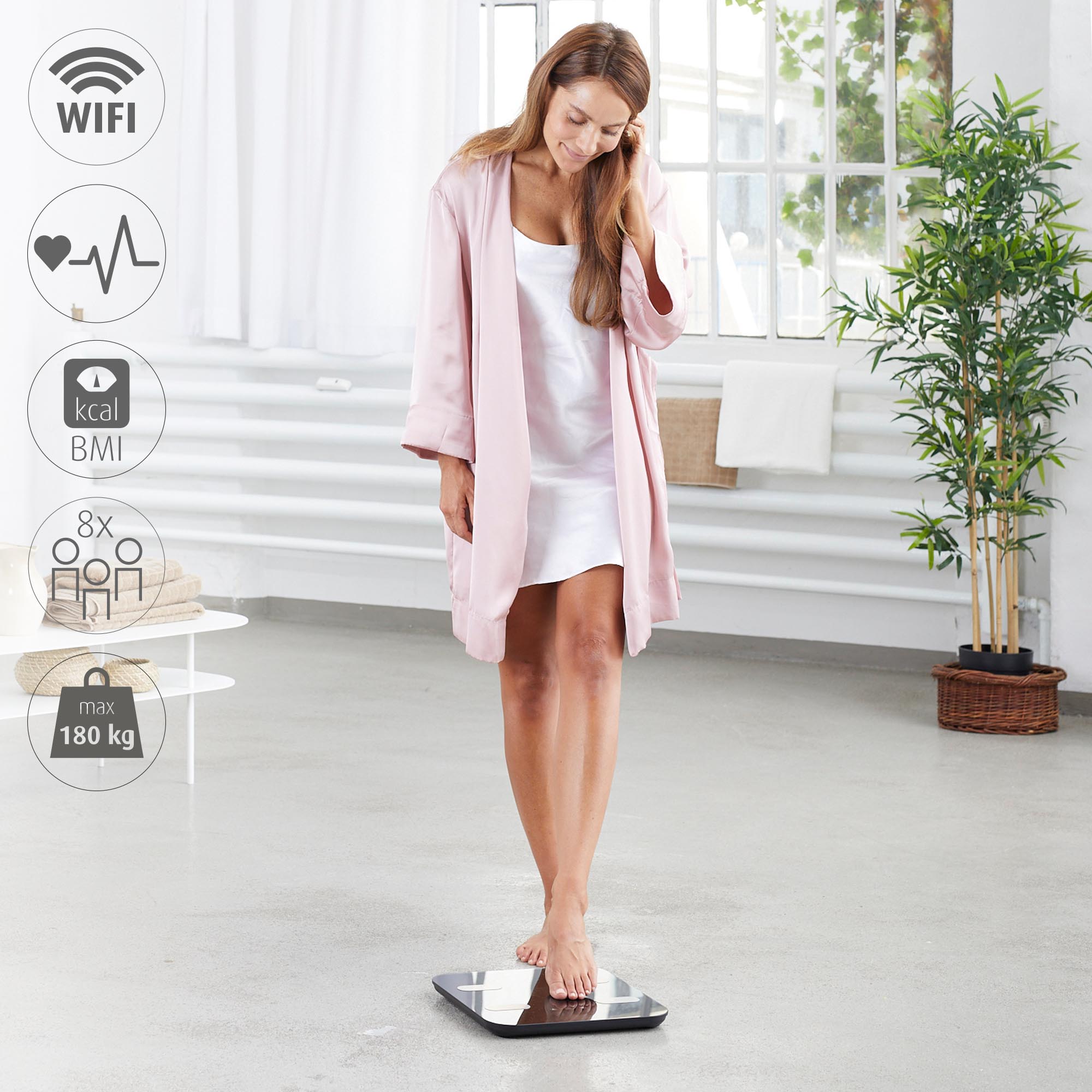BS 602 connect | WiFi & Bluetooth Body Analysis Scale