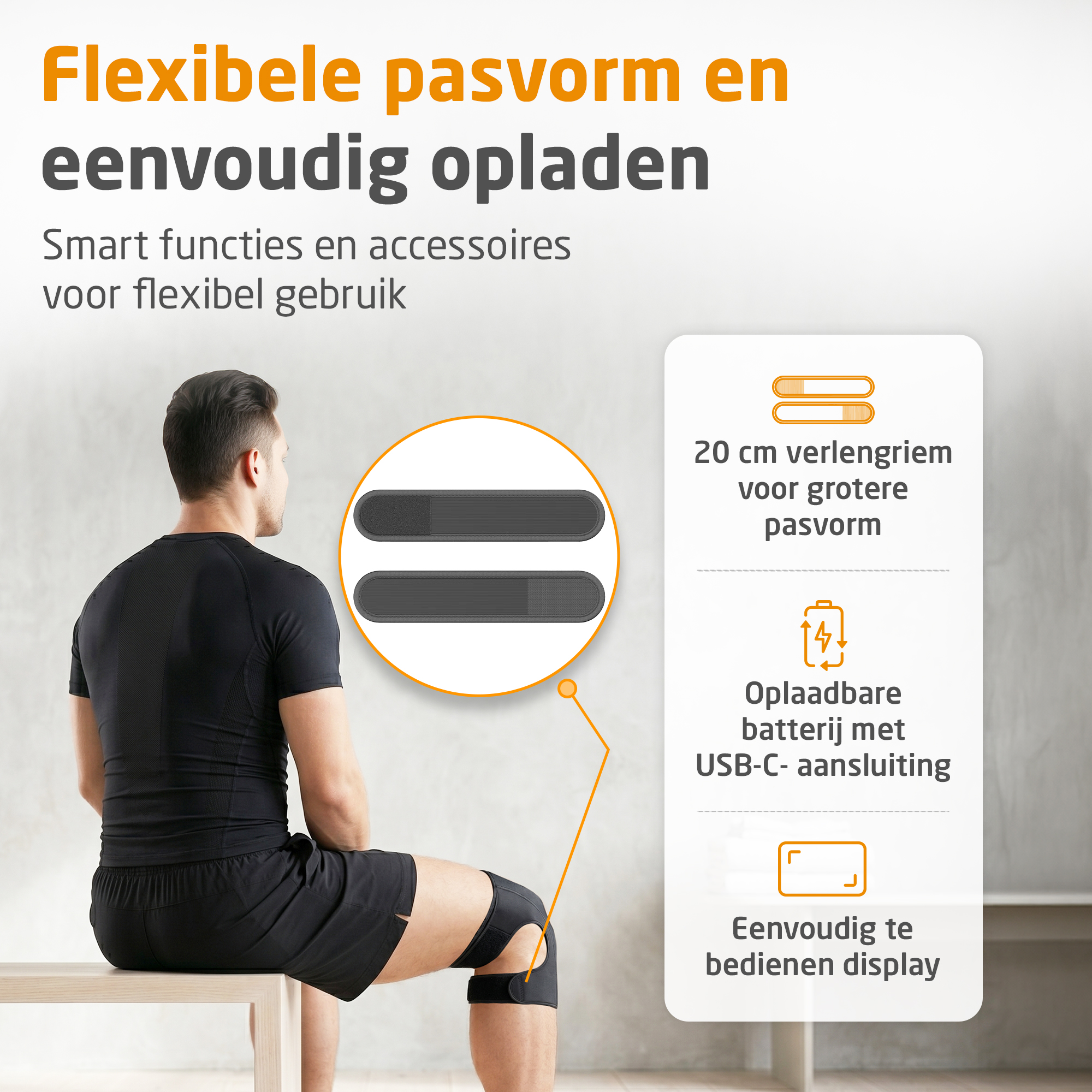 Kabelloses Vibrations-Kniemassagegerät | KM 100