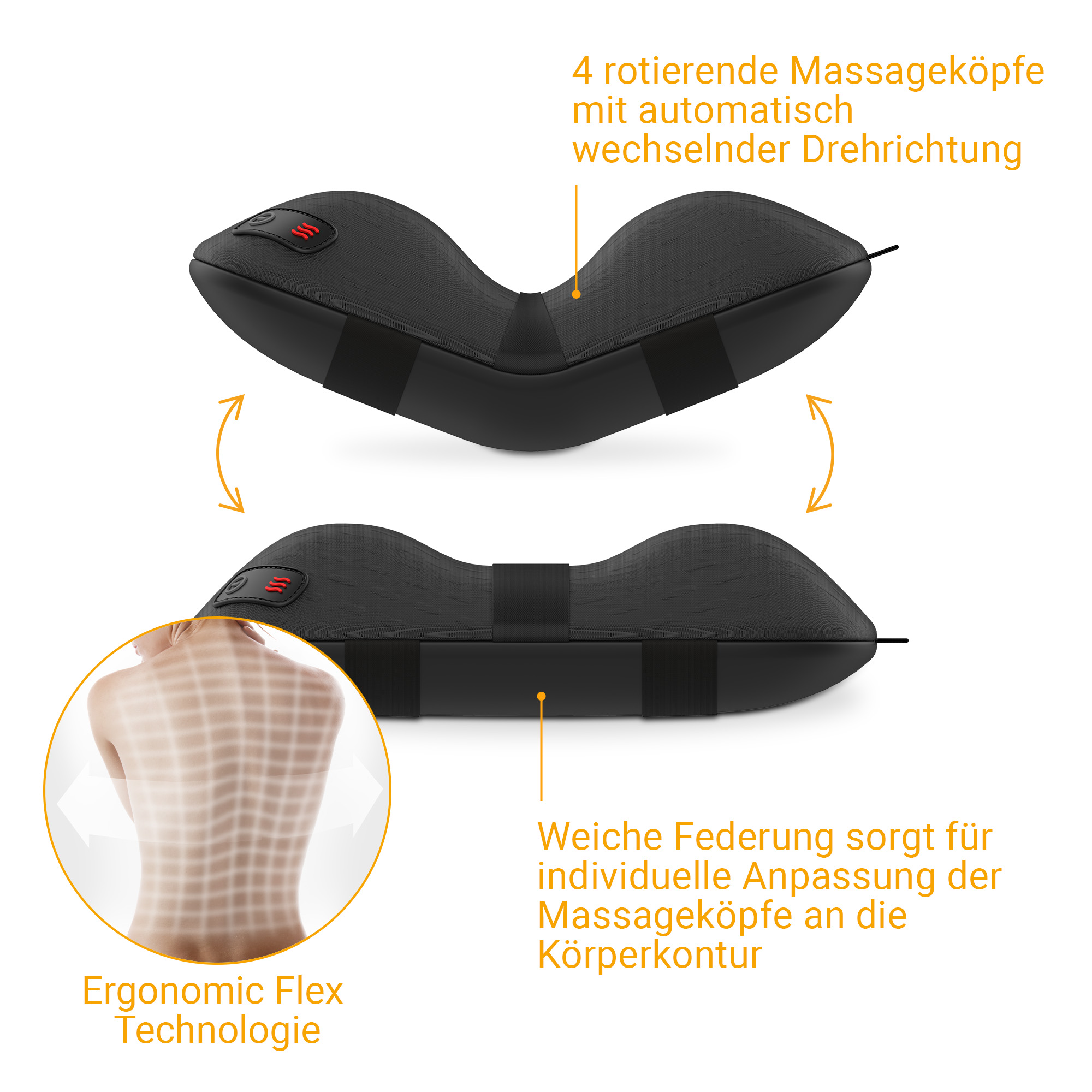 CL 300 | Contour Shiatsu-Massagekissen