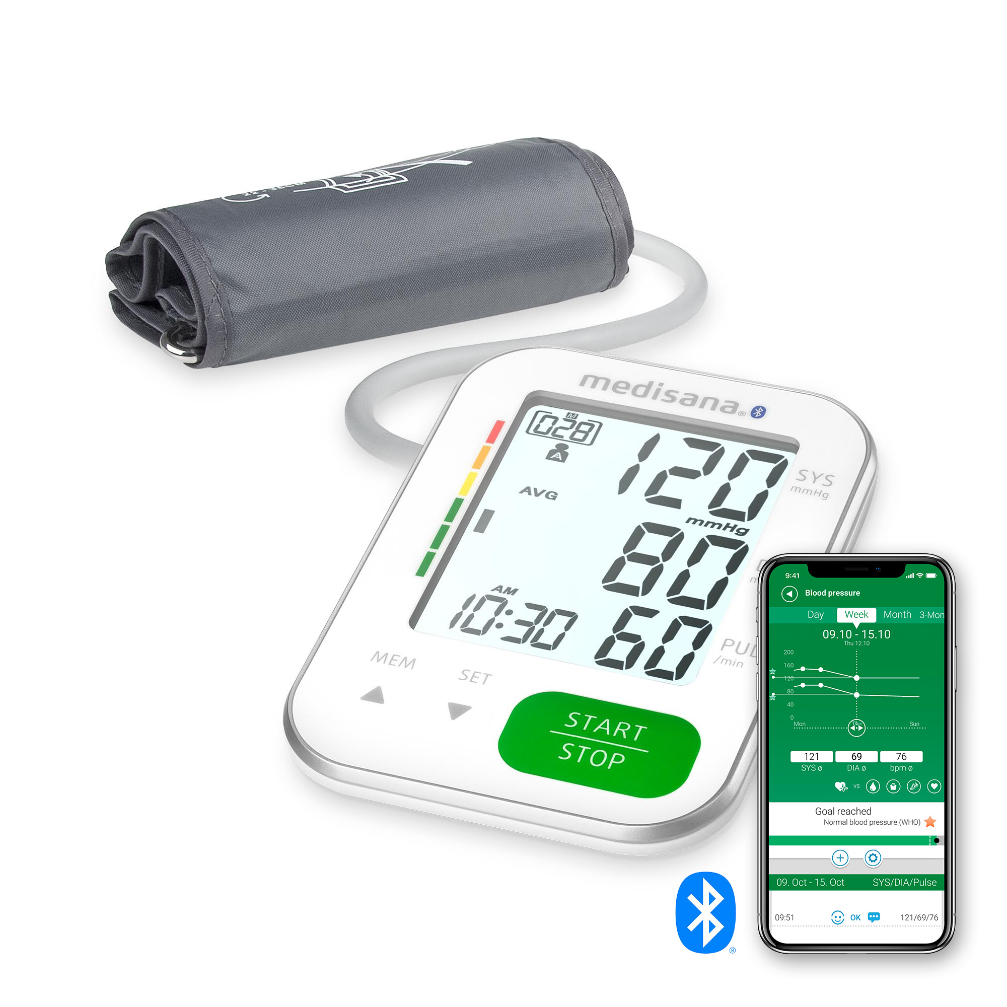 BU 572 connect | Upper-arm blood pressure monitor