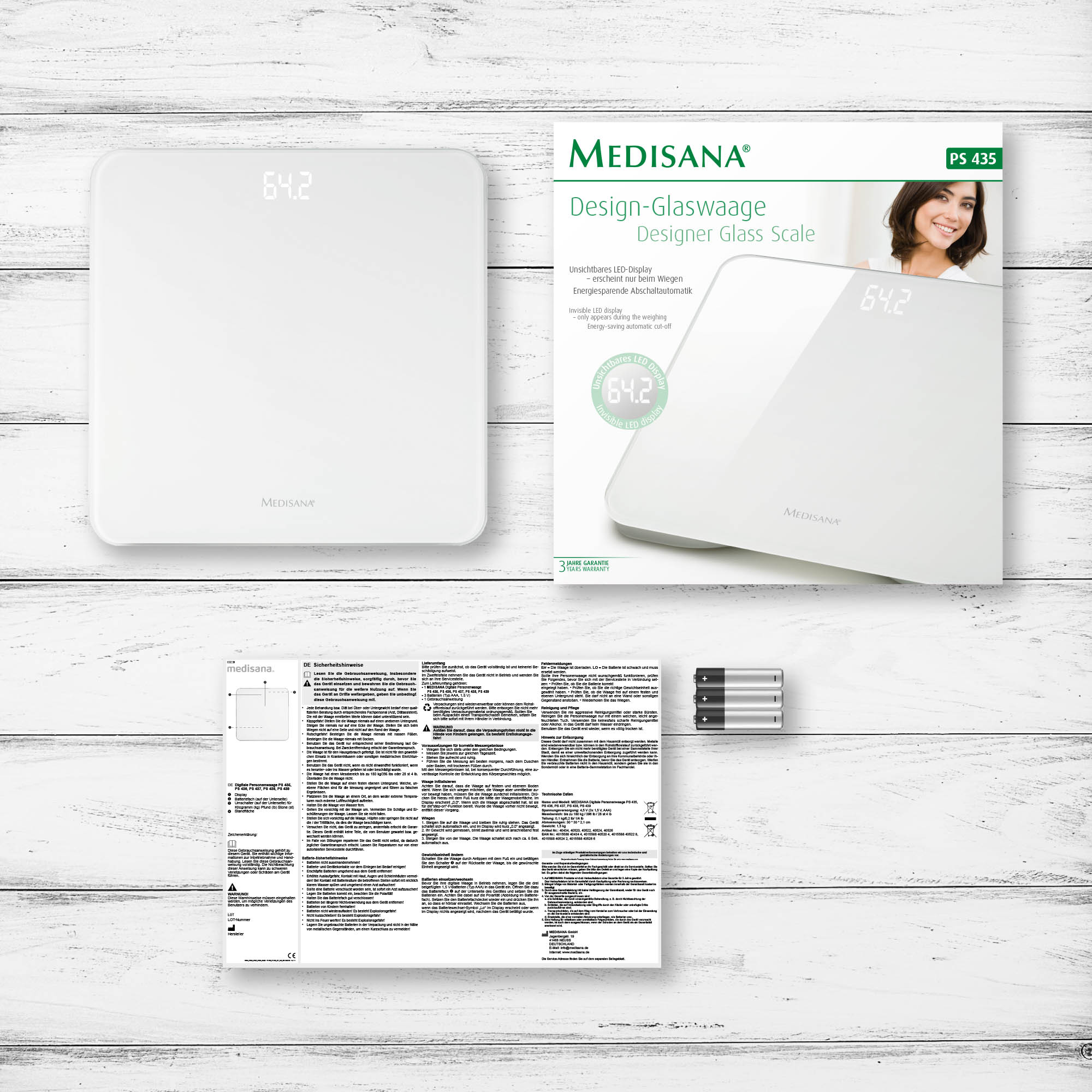 medisana PS 435 Personenwaage