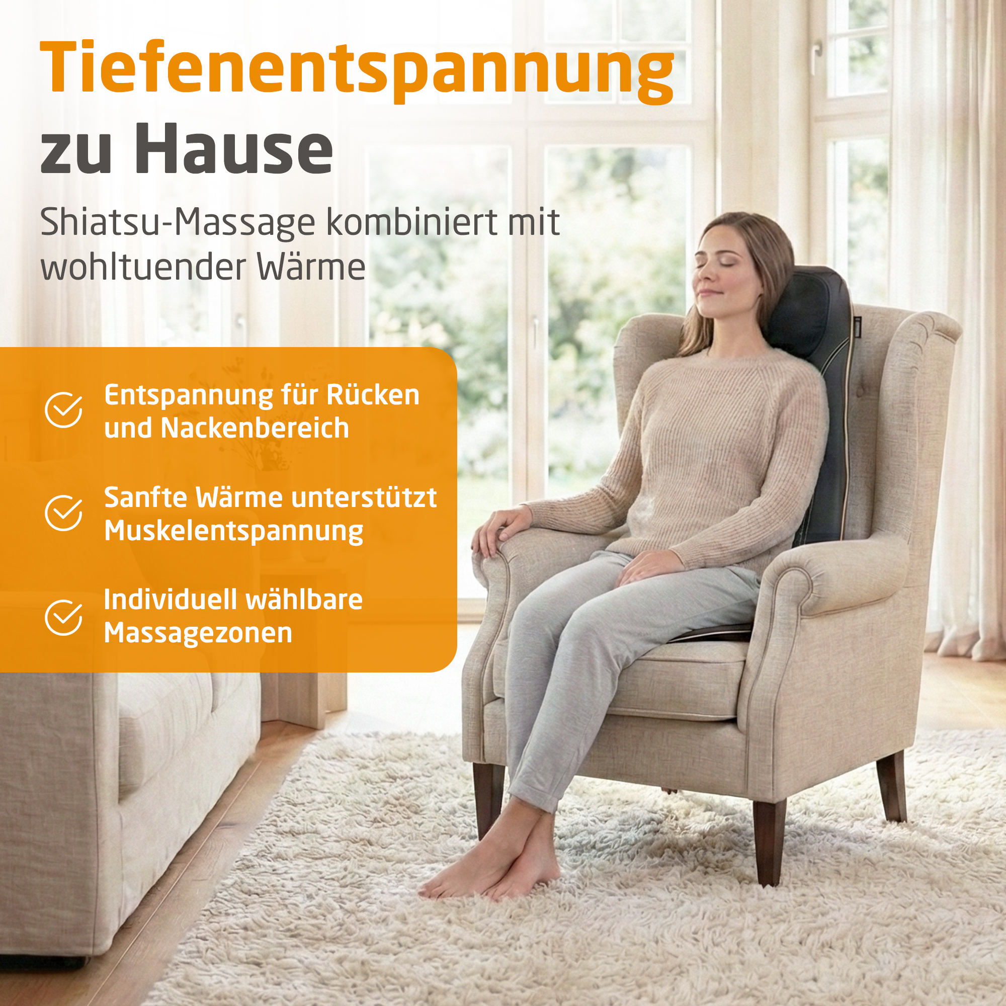 MCN | Shiatsu-Massagesitzauflage