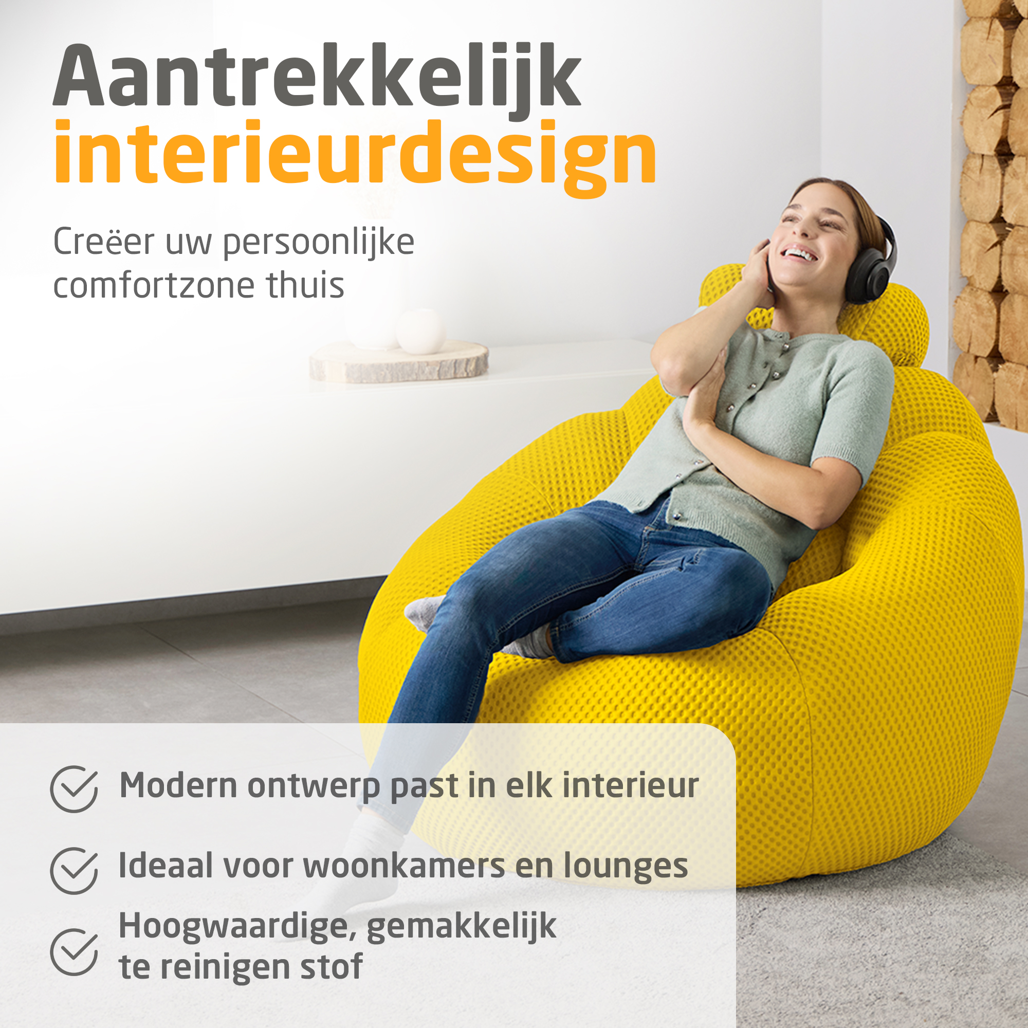 medisana RS 200 Bubble sofa - orange