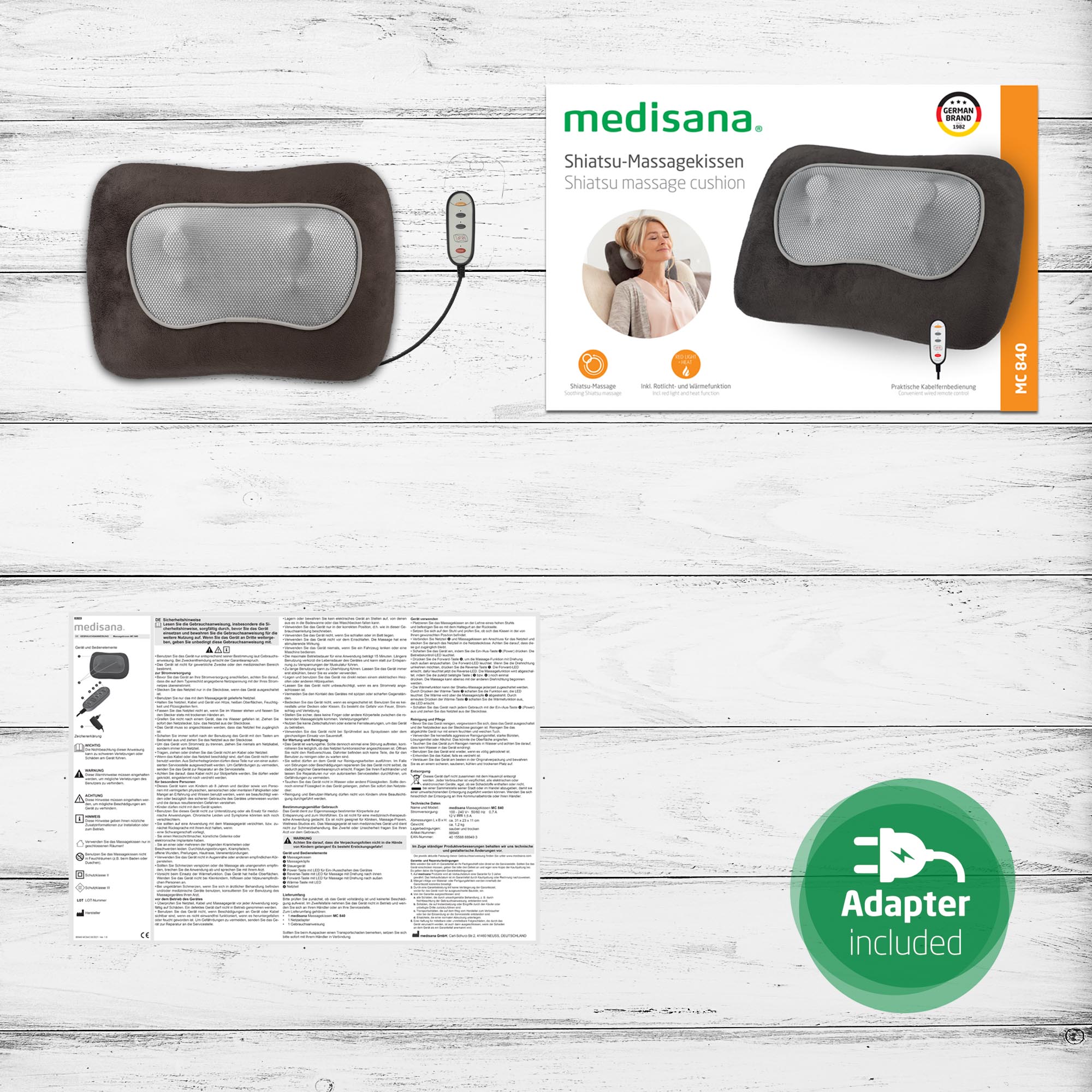 MC 840 | Shiatsu Massage Cushion