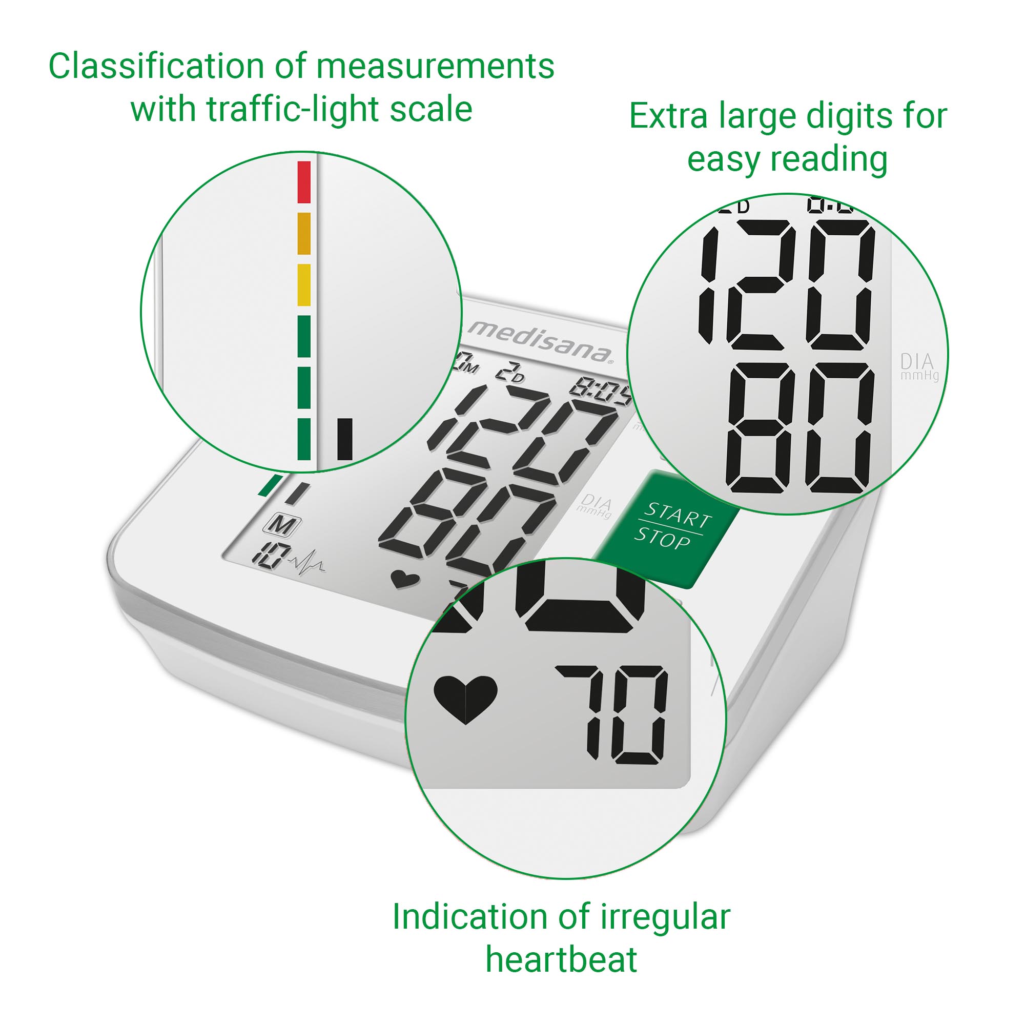 BU 512 | Upper-arm blood pressure monitor