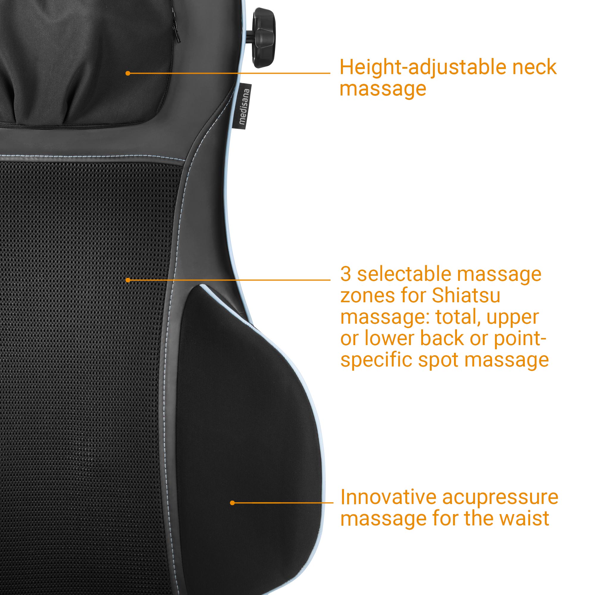 MC 825| Shiatsu Acupressure Massage Seat Pad