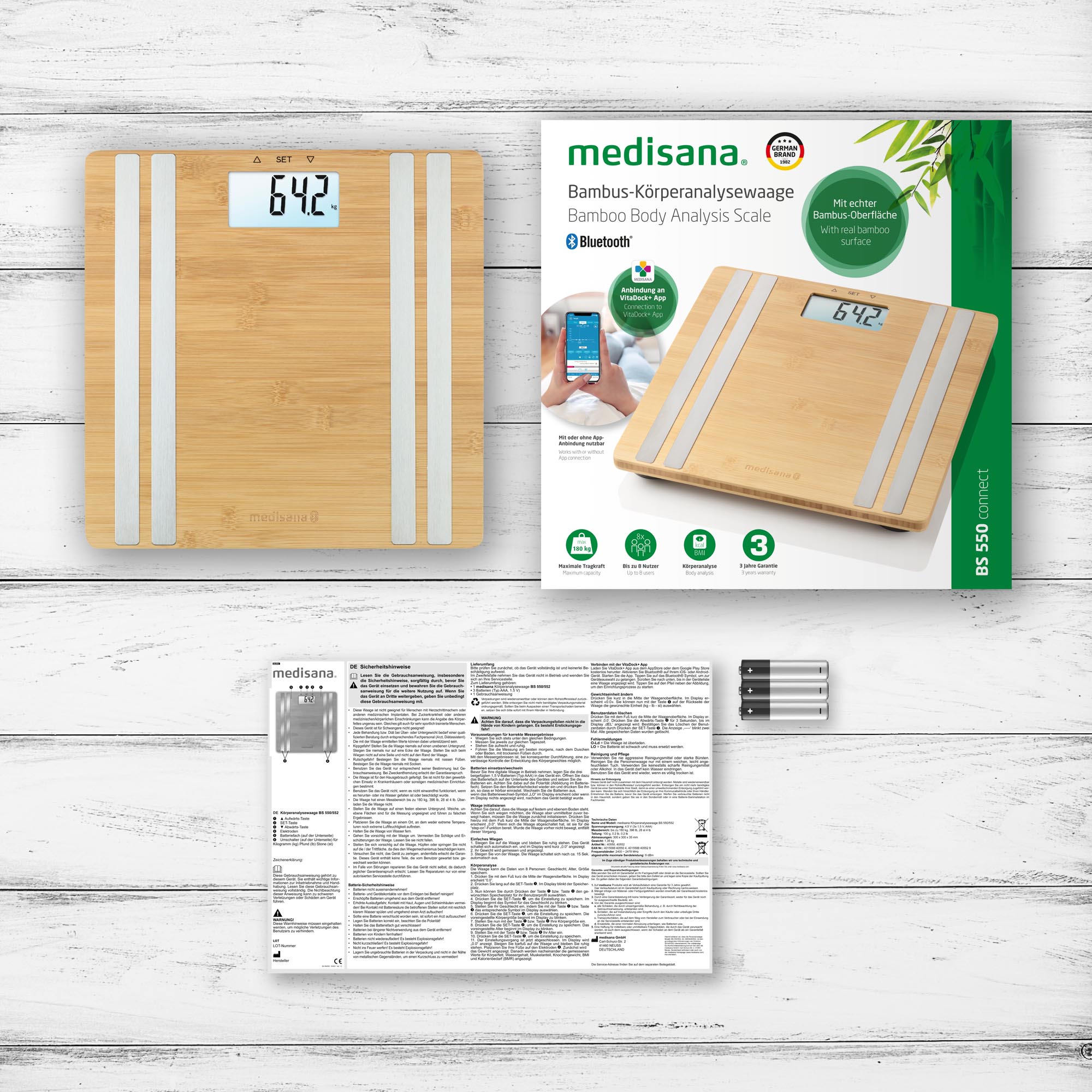 PhasedOut - medisana BS 550 Connect Körperanalysewaage