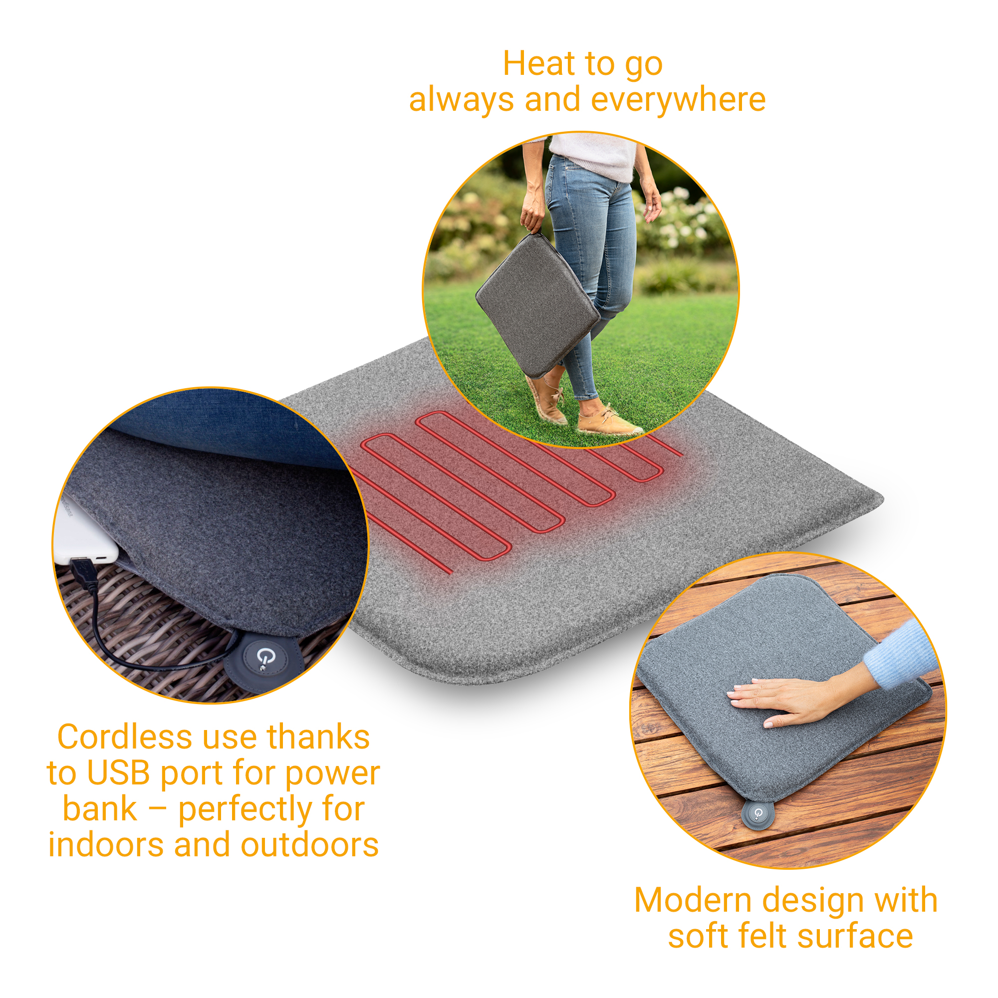 OL 600 | Outdoor Heated Cushion