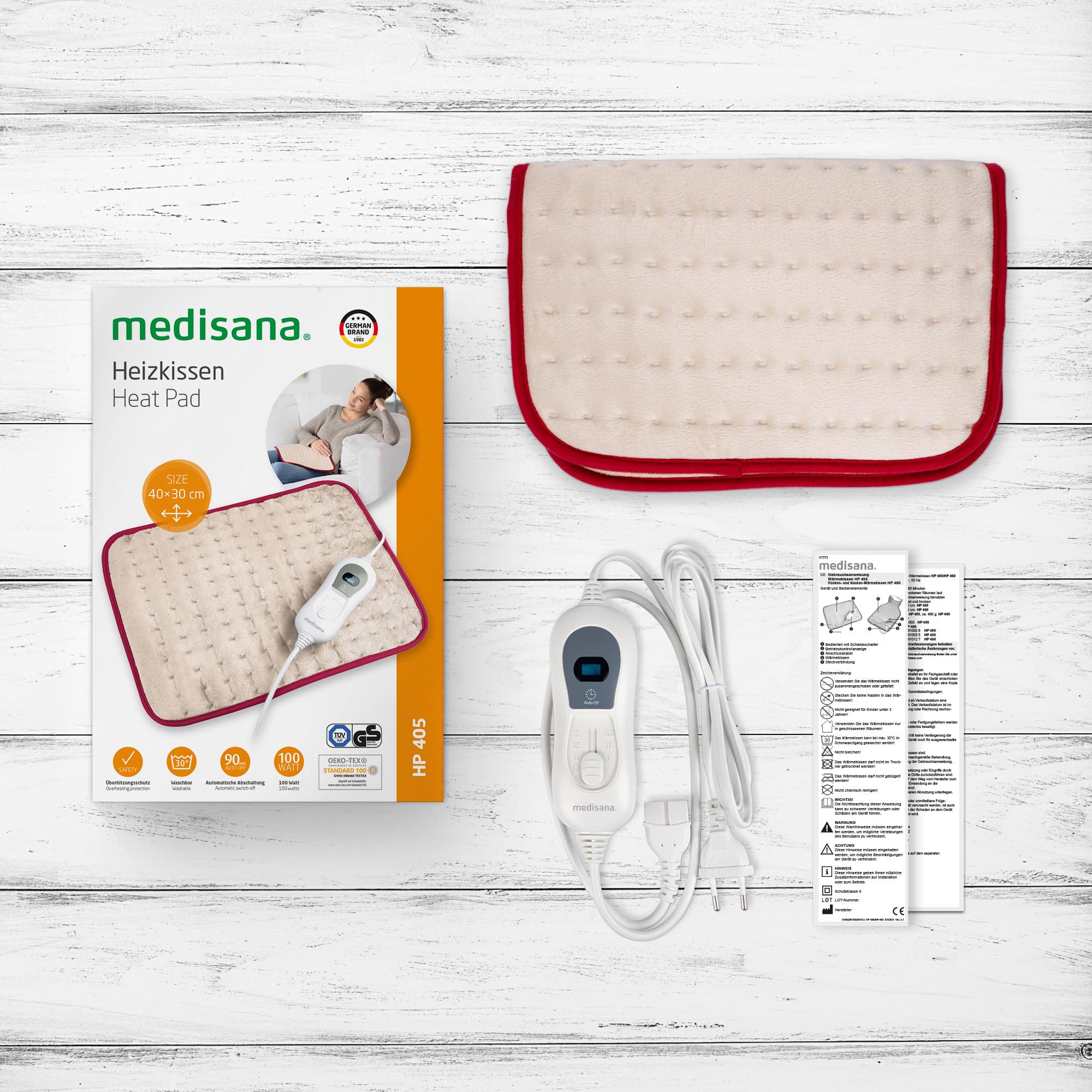 PhasedOut - medisana HP 405 Heizkissen rot