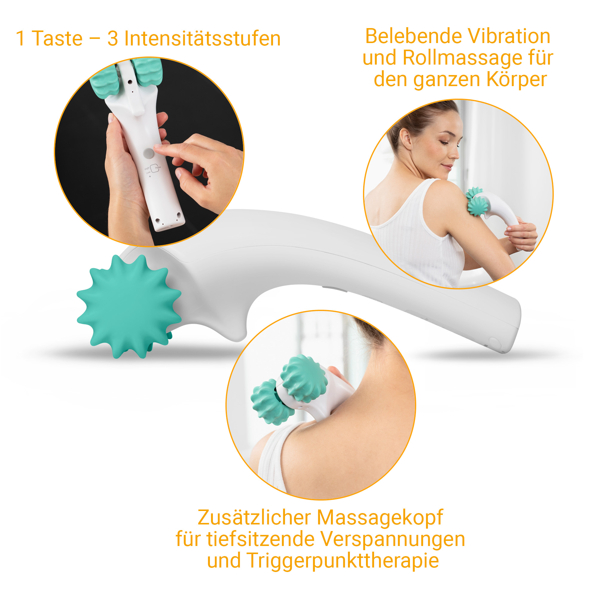 HM 630 | Handmassagegerät mit Rollen