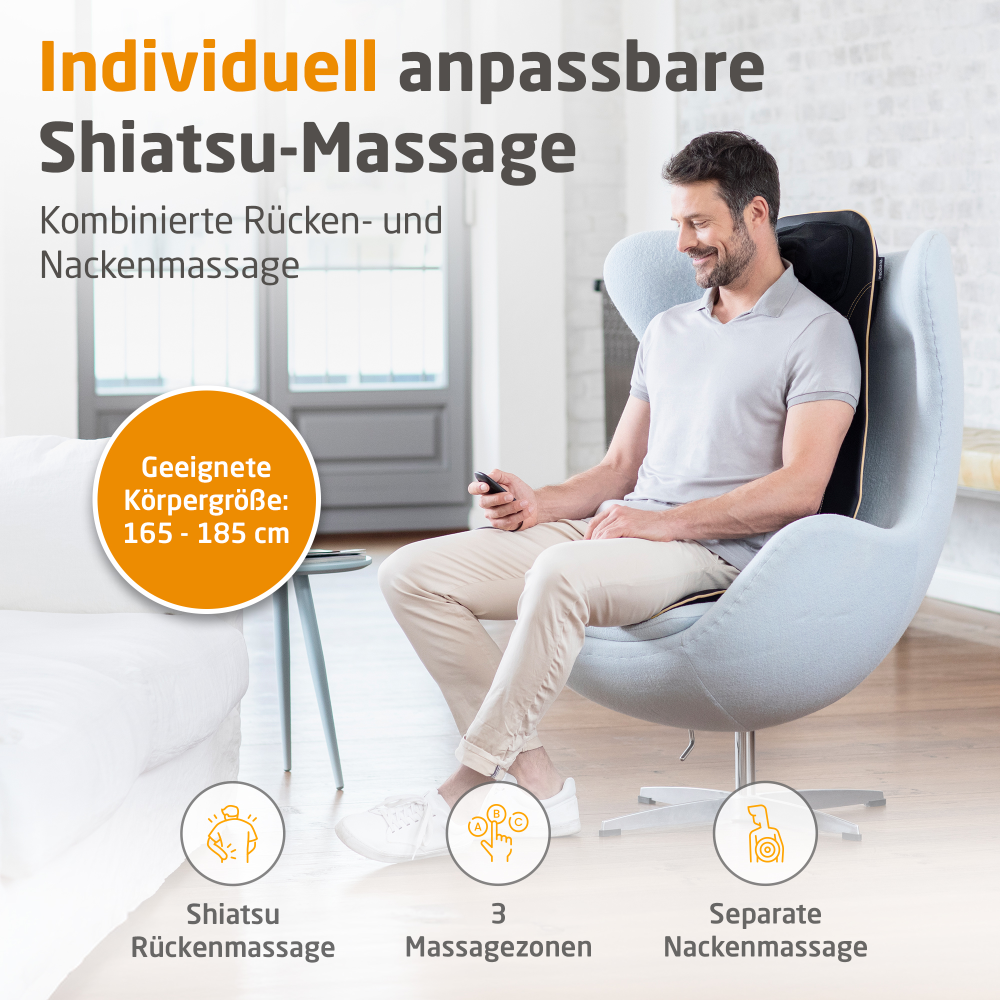 MCN | Shiatsu-Massagesitzauflage