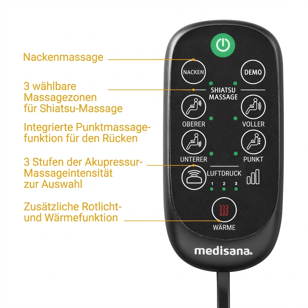 MC 825 | Shiatsu-Akupressur-Massagesitzauflage