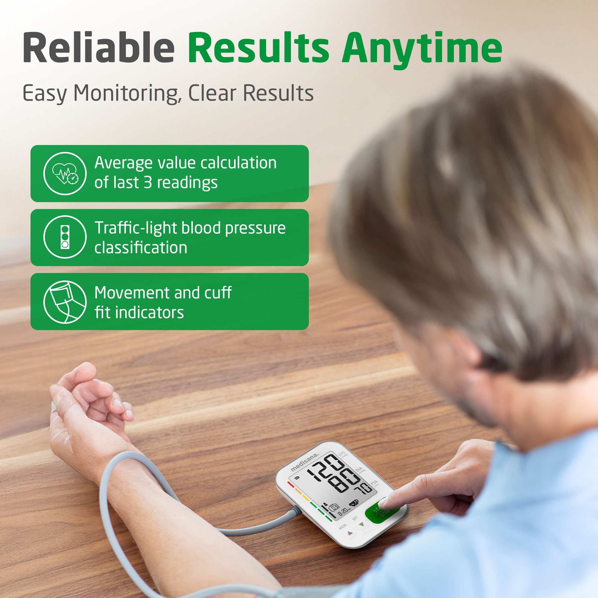 BU 566 | Upper-arm blood pressure monitor
