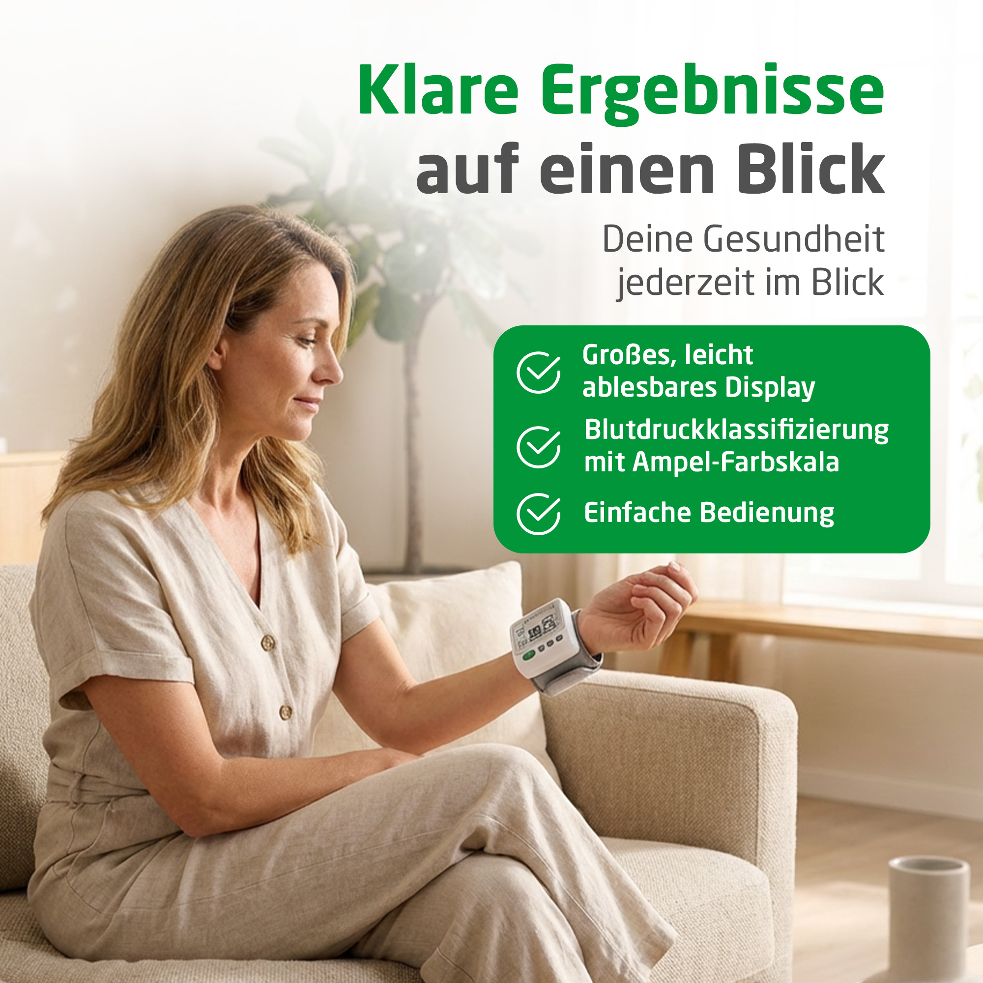 BW 315 | Handgelenk-Blutdruckmessgerät