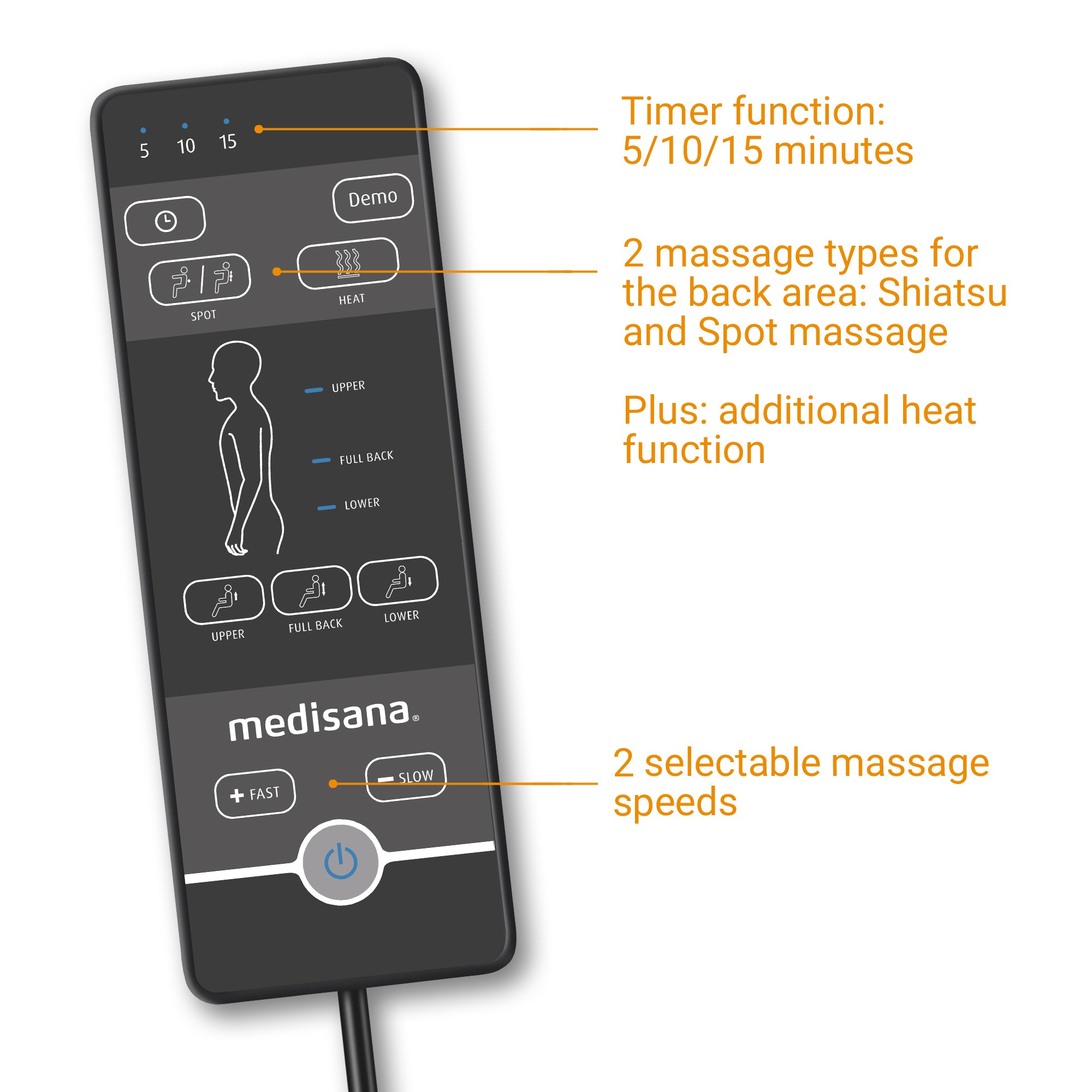 RC 450 | 2-in-1 Relaxation + Massage Chair