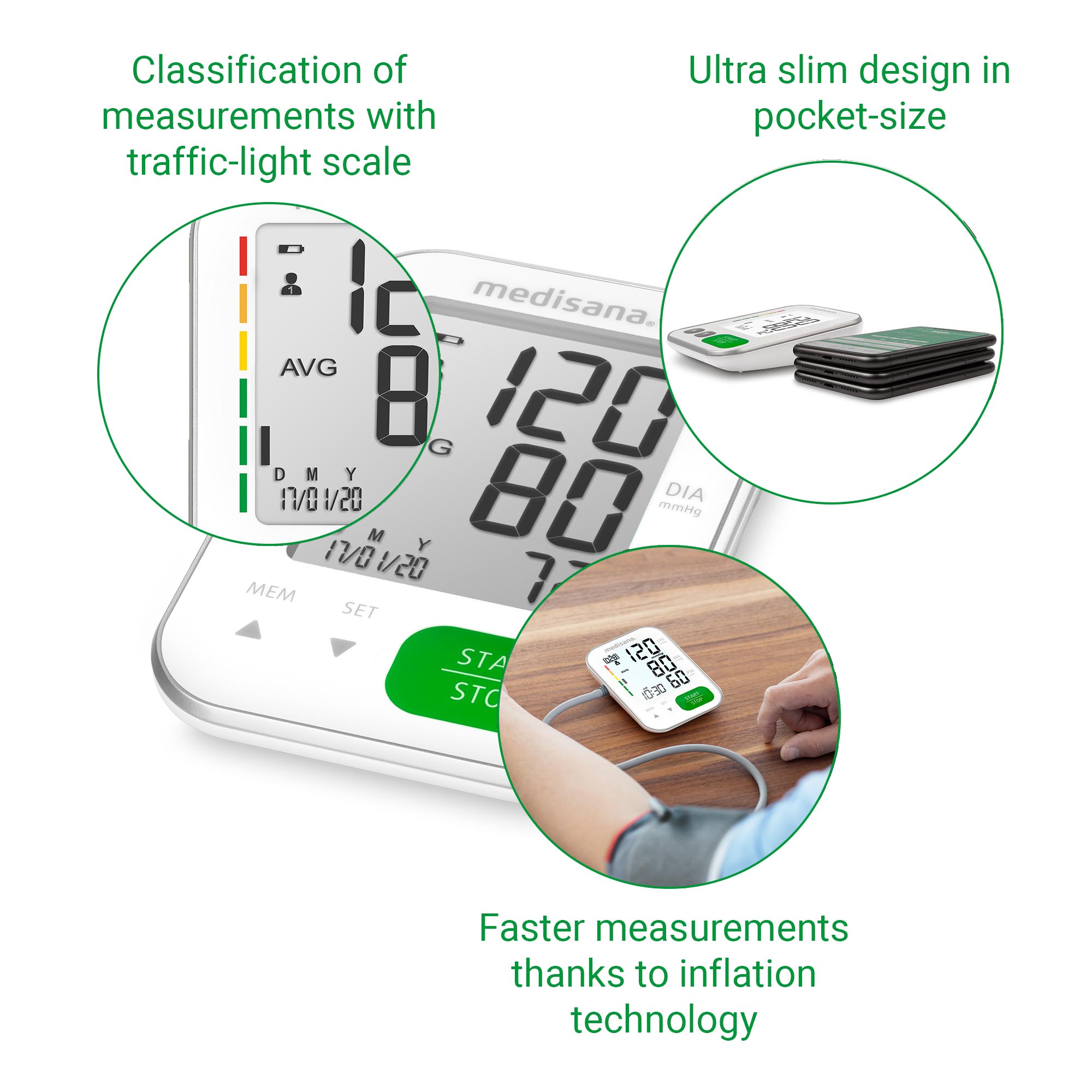 BU 565 | upper-arm blood pressure monitor