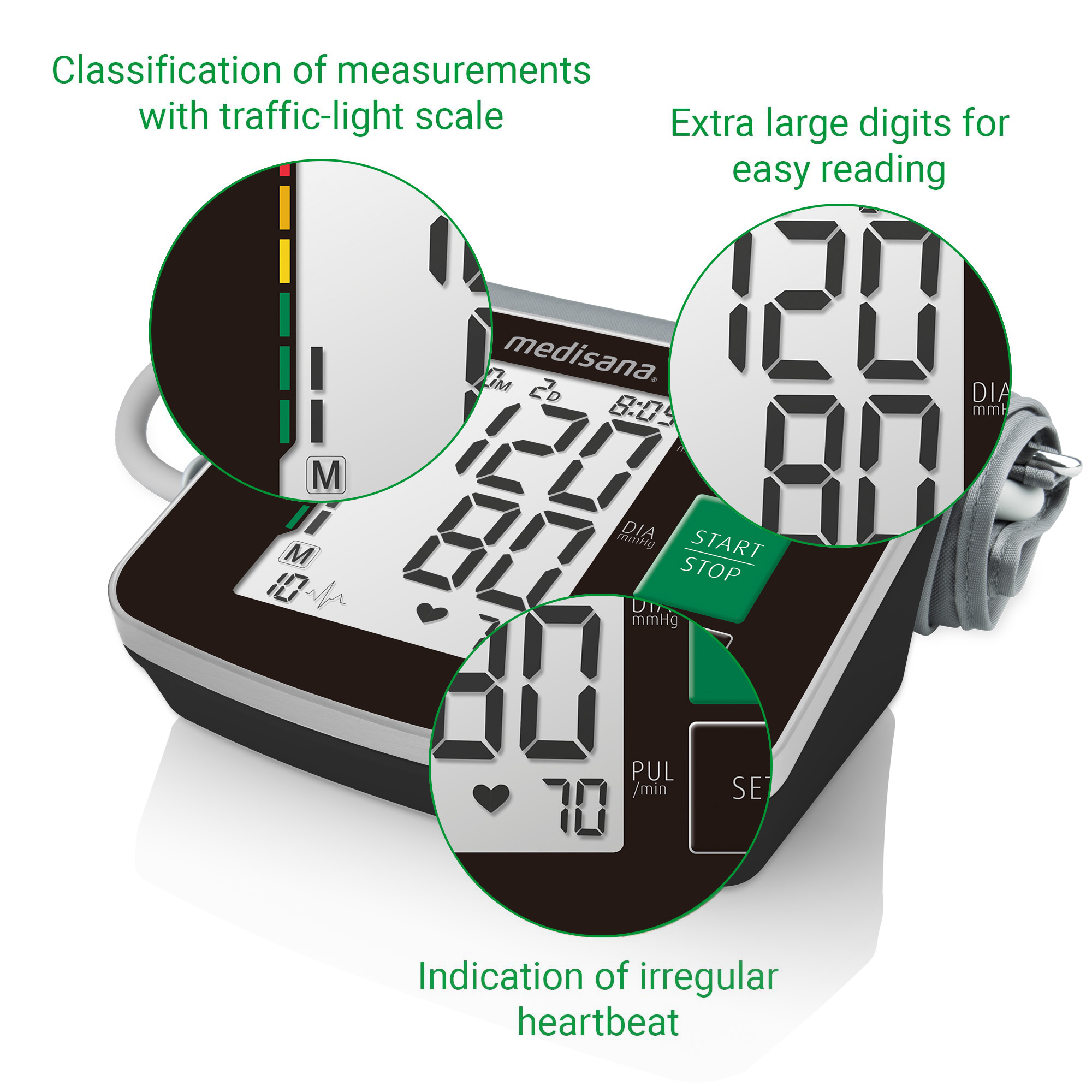 BU 516 | Upper arm blood pressure monitor