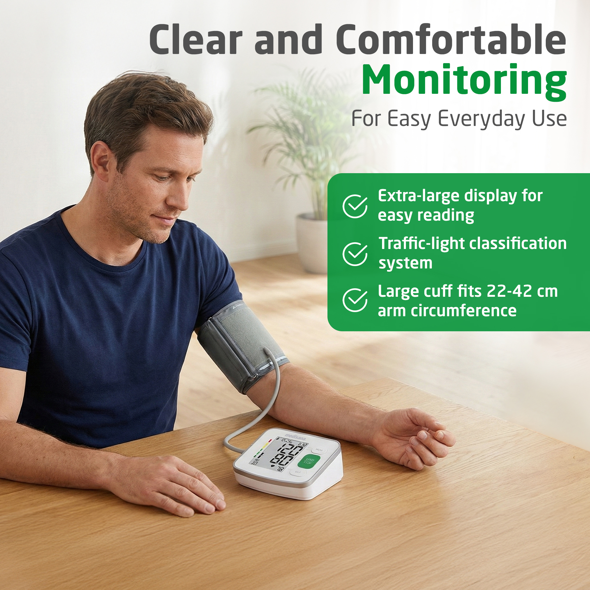 pleaseBU A57 | Upper-arm blood pressure monitor