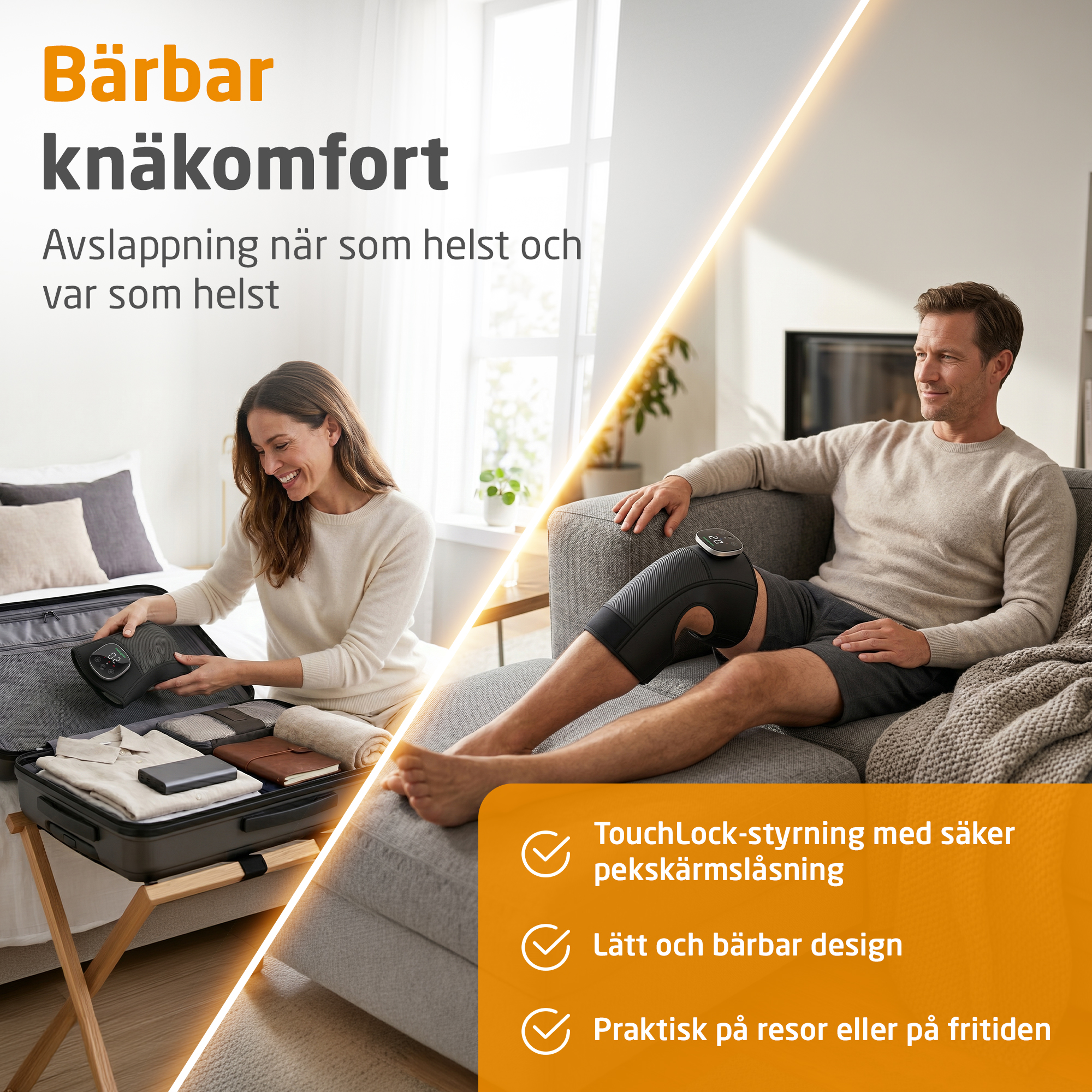 Kabelloses Vibrations-Kniemassagegerät | KM 100