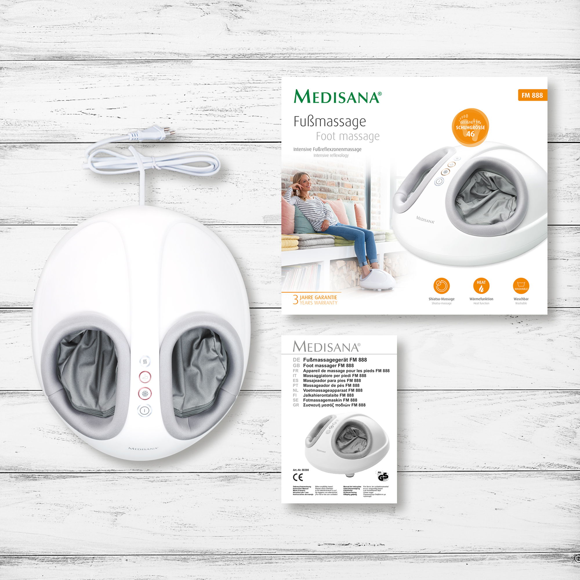 FM 888 | Shiatsu Foot Massager