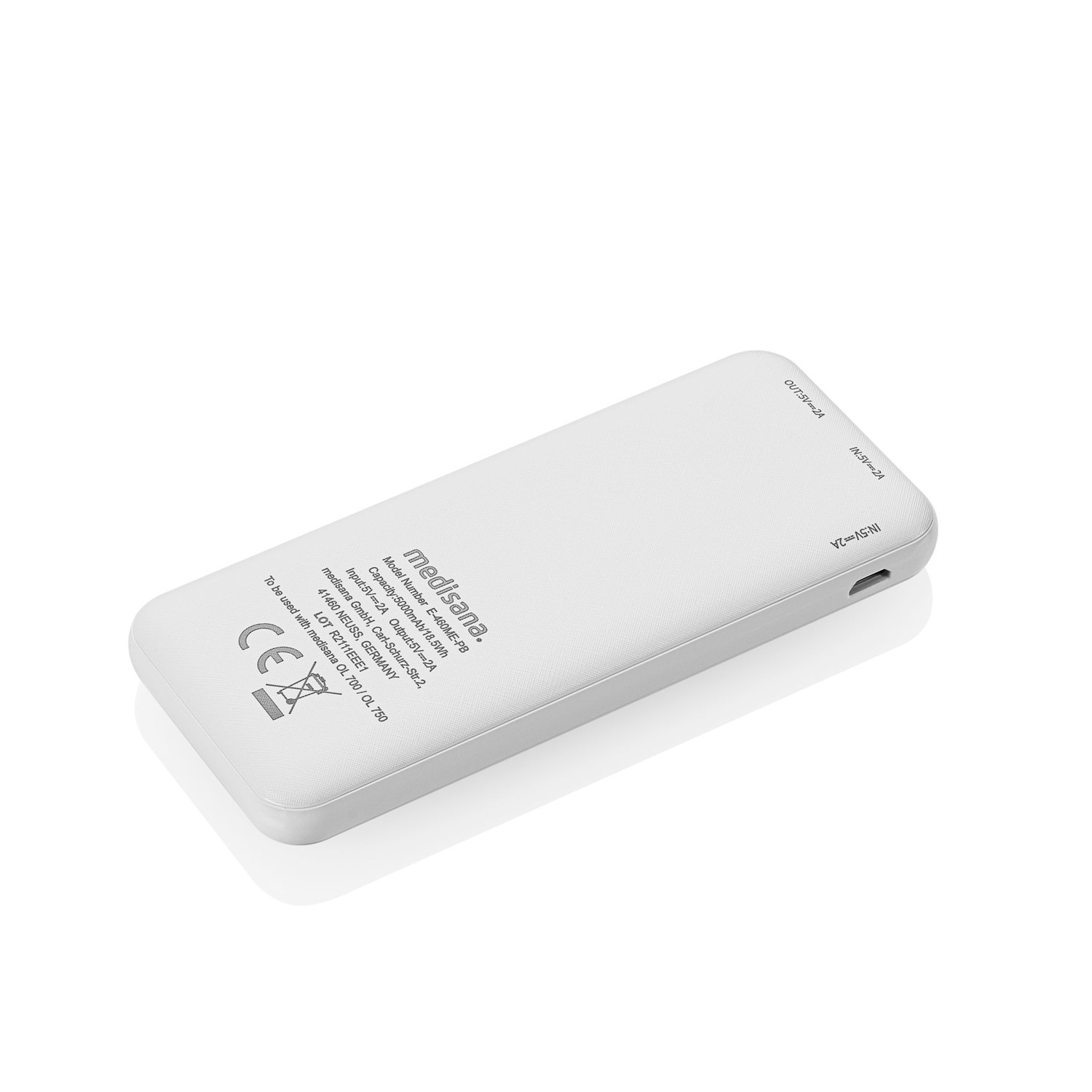 Powerbank mit Micro- und USB-C Anschluss