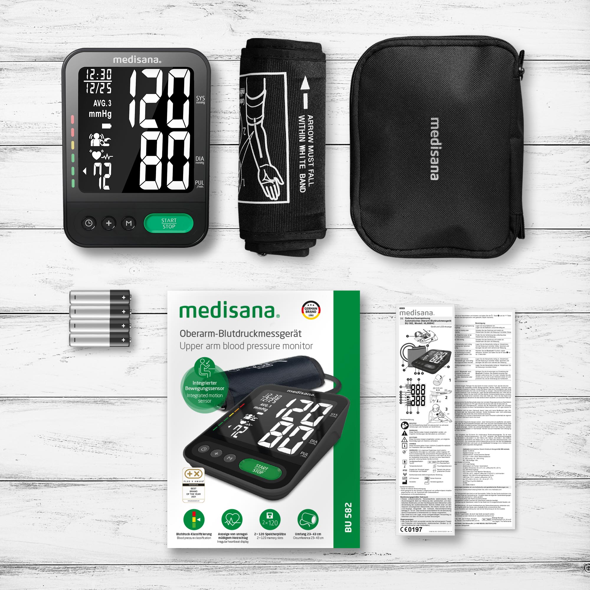 BU 582 | Upper Arm Blood Pressure Monitor