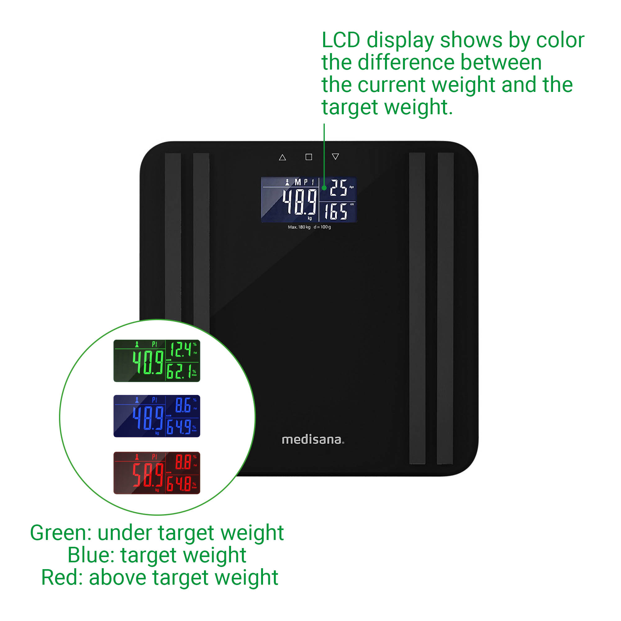BS 465 black | Body Analysis Scale