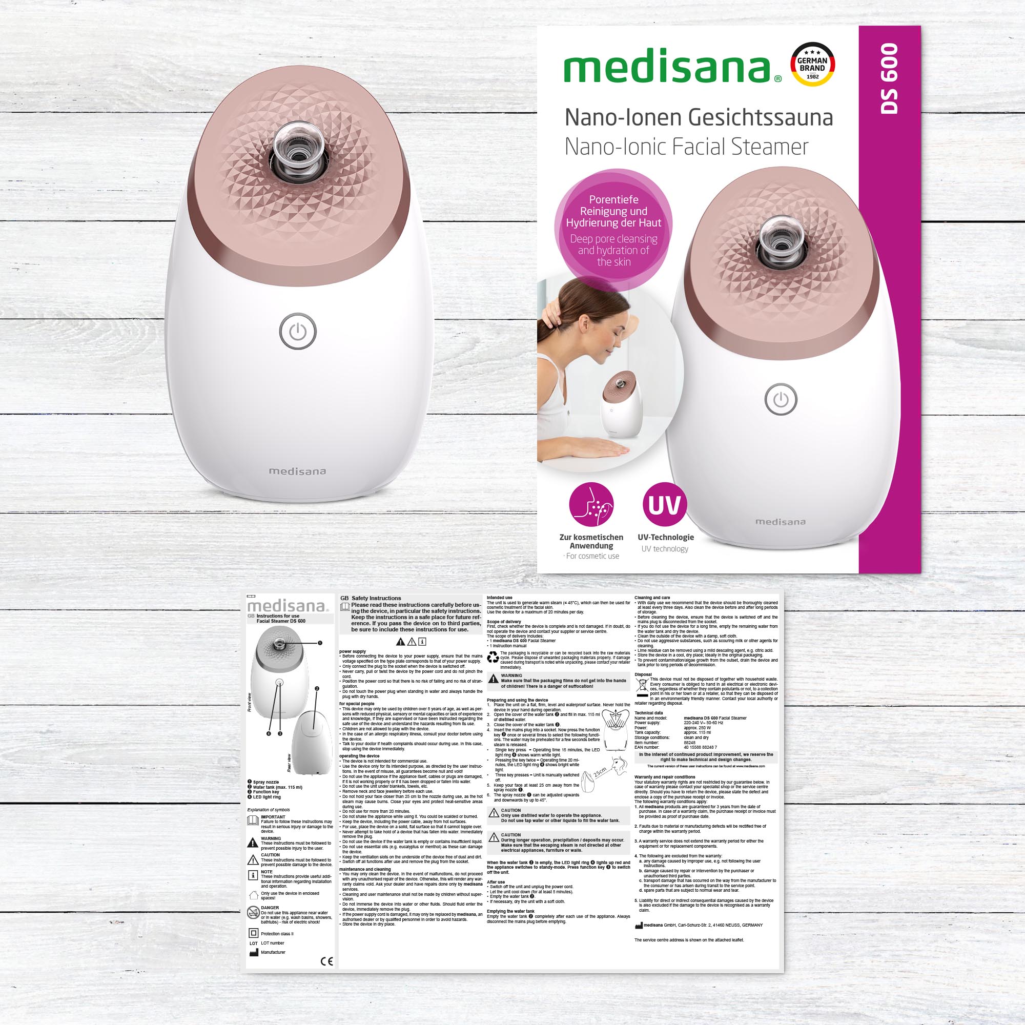 DS 600 | Nano-Ion Facial Sauna