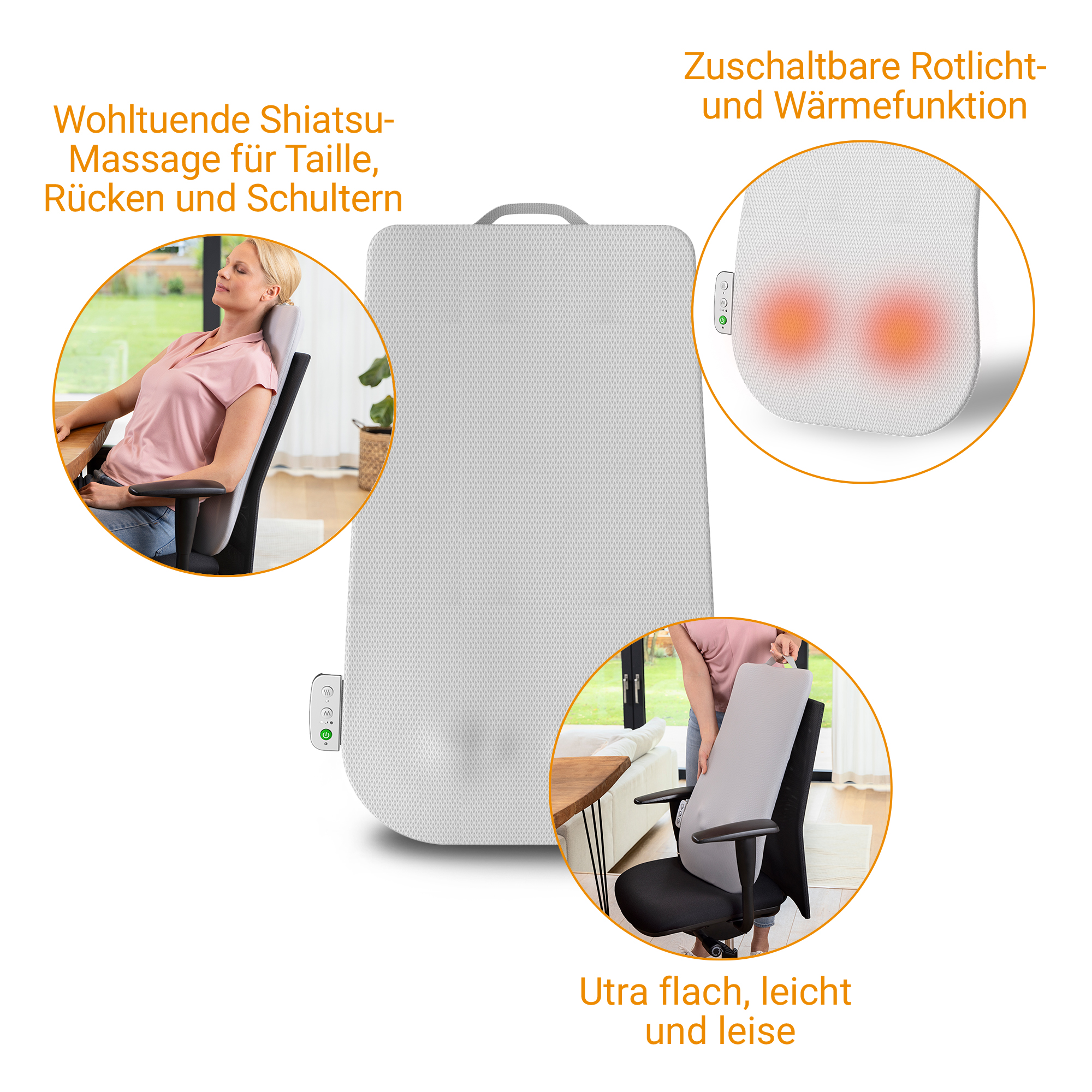 MC 600 | Shiatsu-Rückenmassagegerät