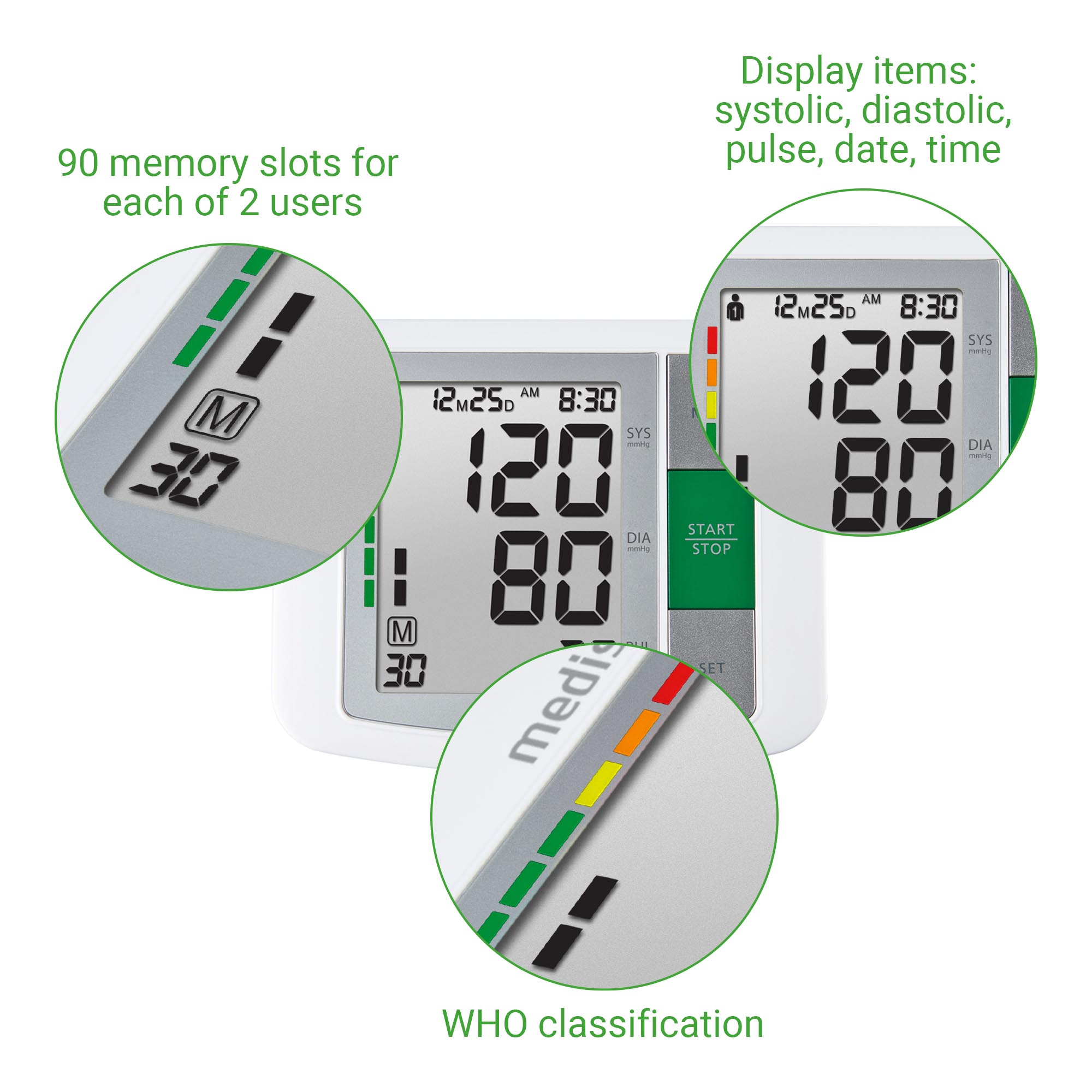 BU 510 | Upper-arm blood pressure monitor