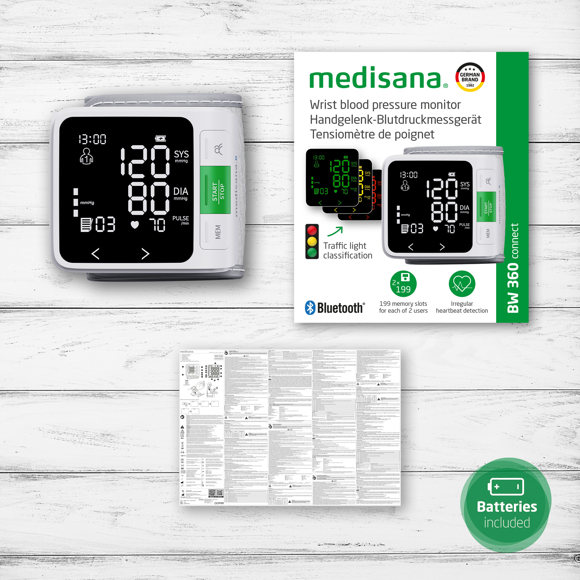 BW 360 connect | Wrist Blood Pressure Monitor