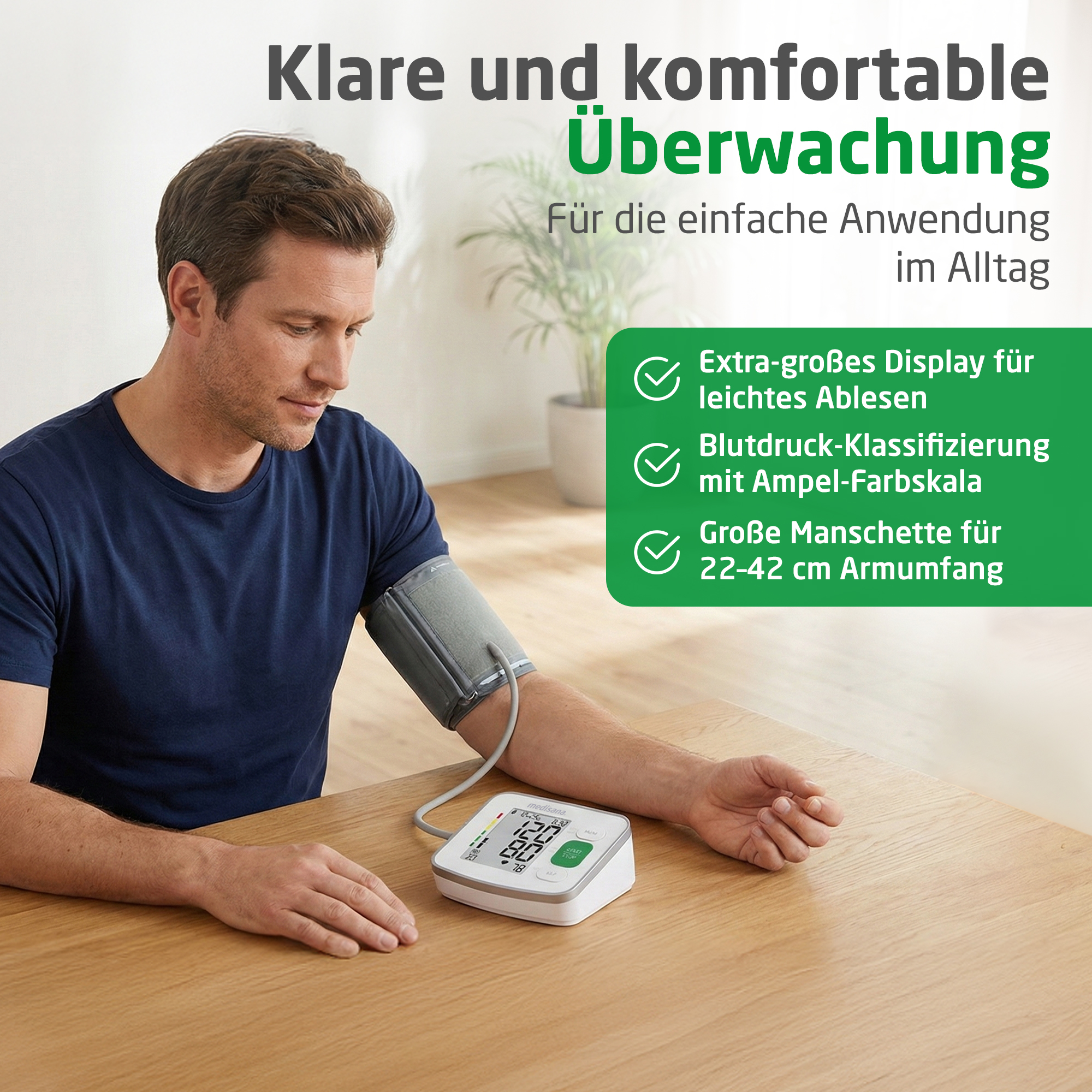 medisana BU A57 Oberarm-Blutdruckmessgerät