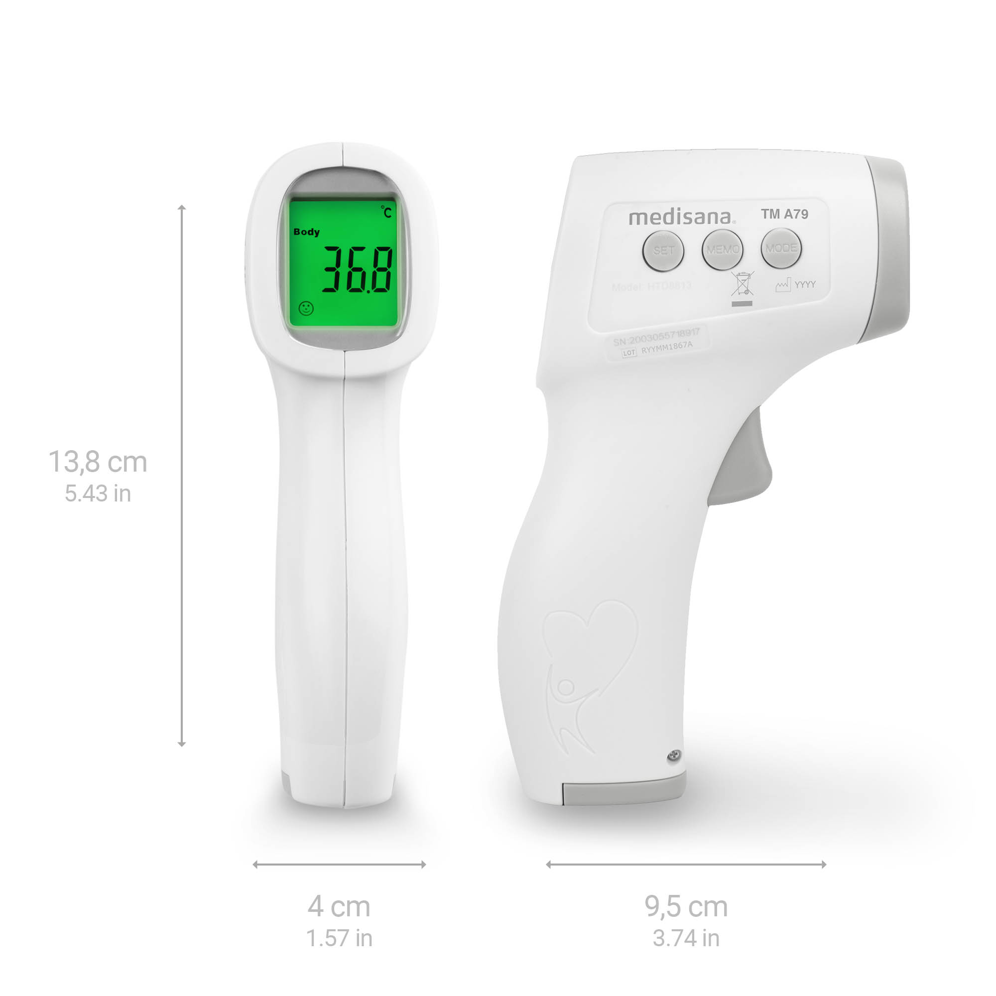 PhasedOut - medisana TM A77 Infrarot-Fieberthermometer