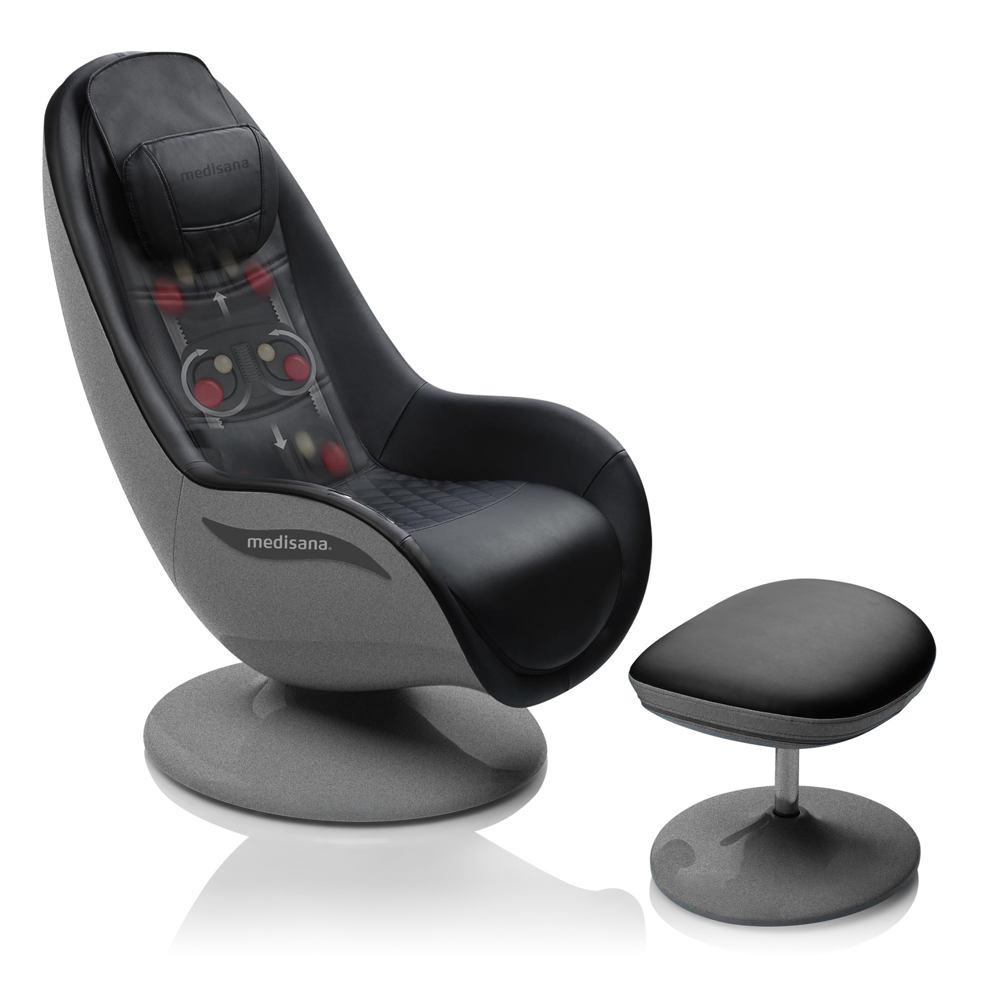 RS 670 | Lounge Sessel mit Massagefunktion und Hocker