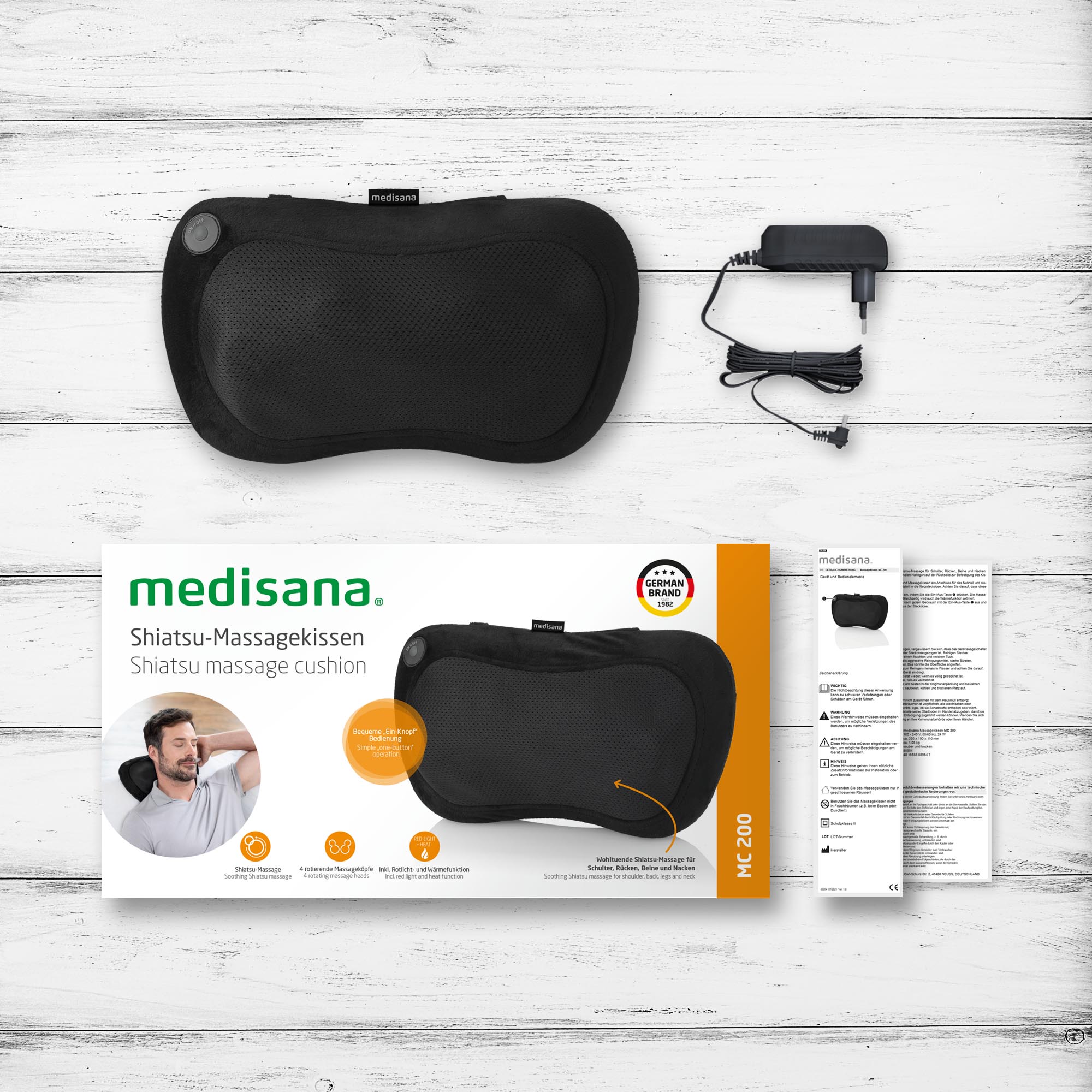 MC 200 | Shiatsu massage cushion