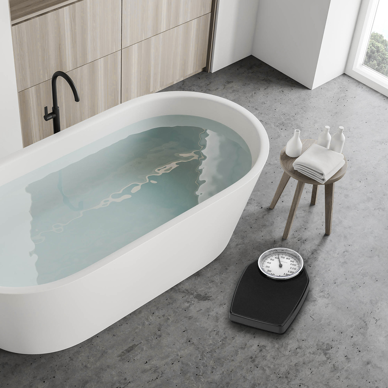 PhasedOut - medisana PS 100 Personenwaage mechanisch Black