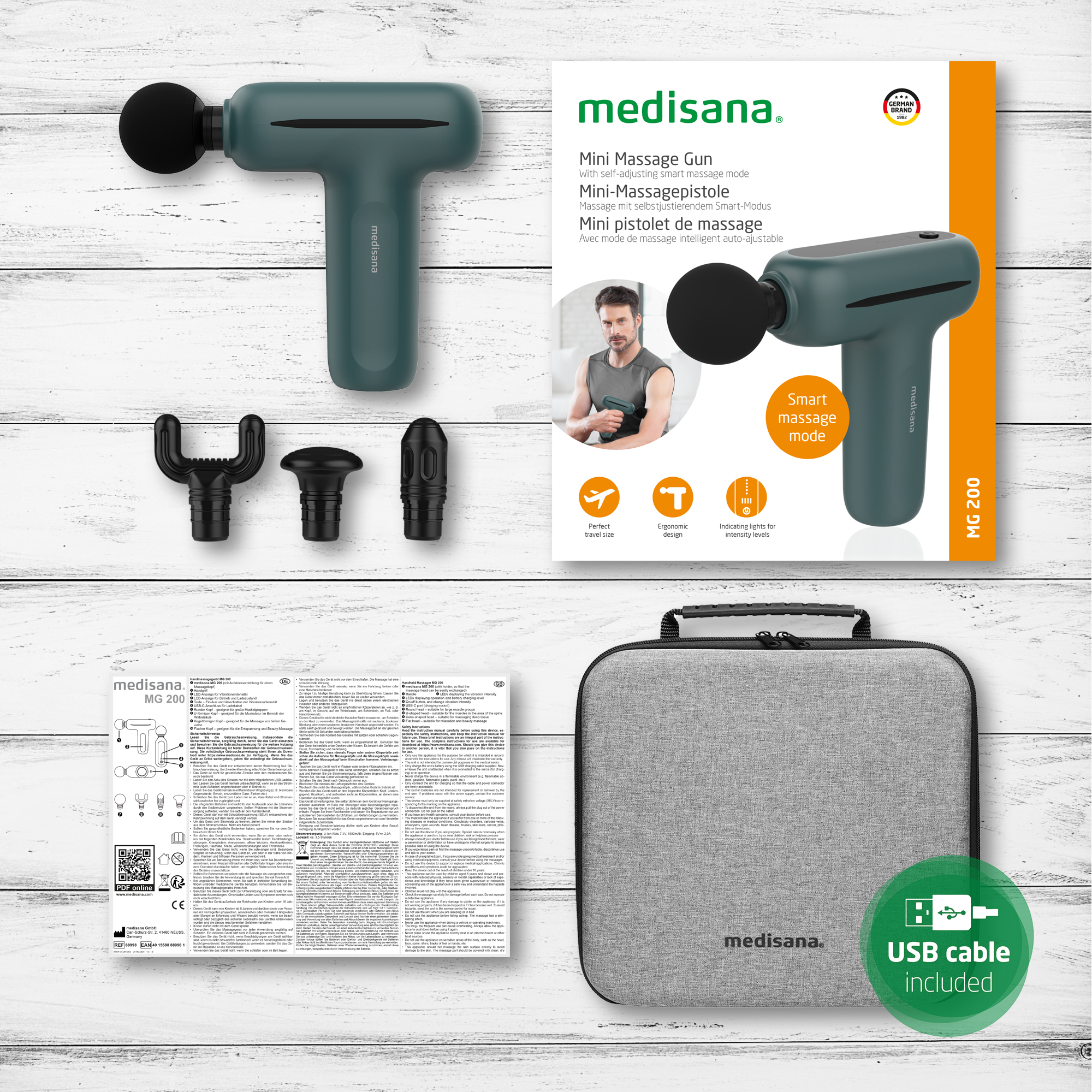 Massage Gun | MG 200 | medisana